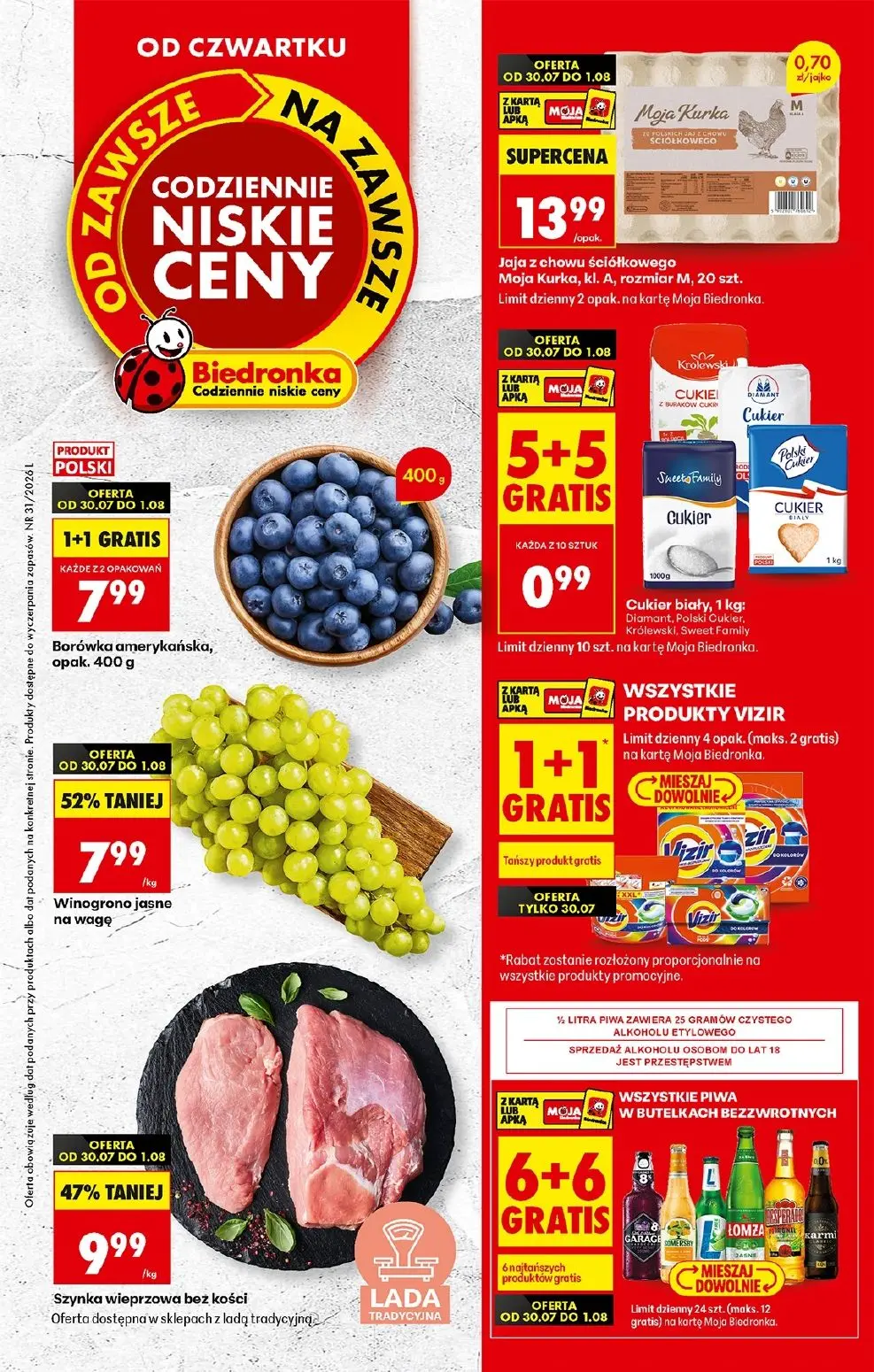Biedronka Gazetka 30.07.2026 - 05.08.2026