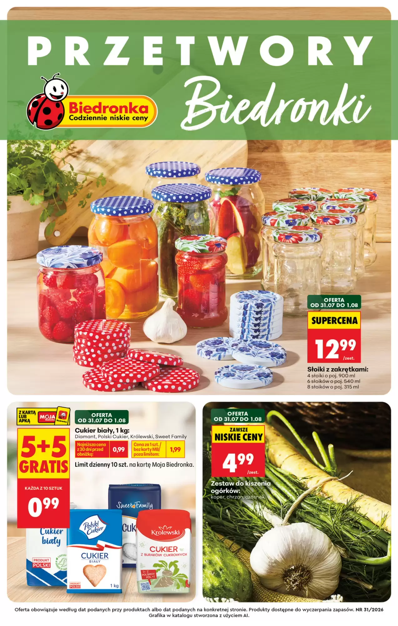 Biedronka Gazetka 31.07.2026 - 01.08.2026