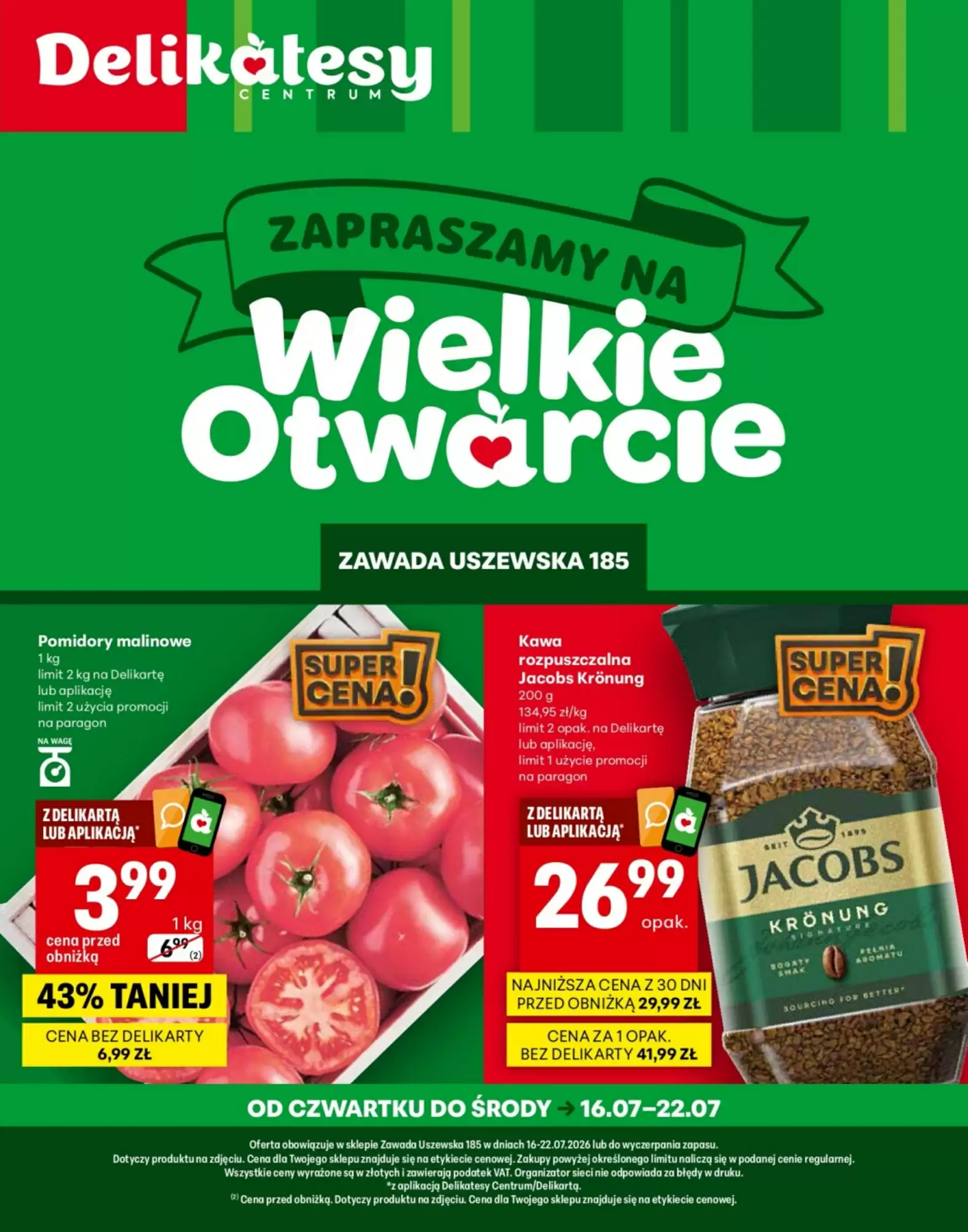 Delikatesy Centrum Gazetka 16.07.2026 - 22.07.2026