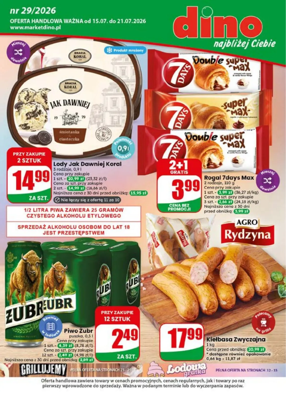 Dino Gazetka 15.07.2026 - 21.07.2026