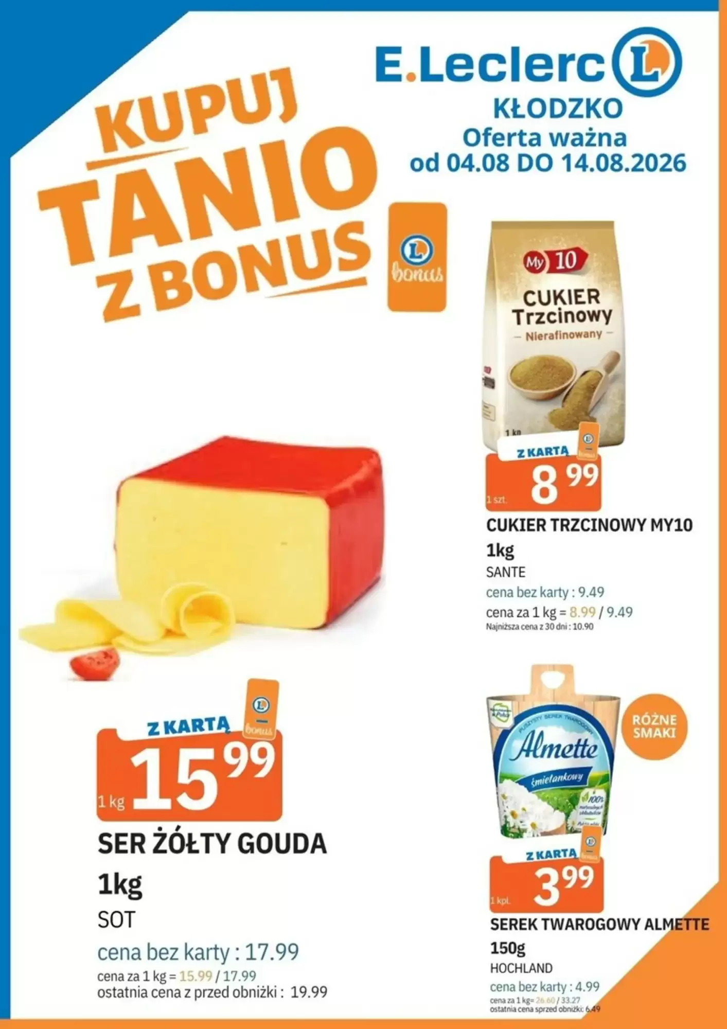 E.Leclerc Gazetka 04.08.2026 - 14.08.2026