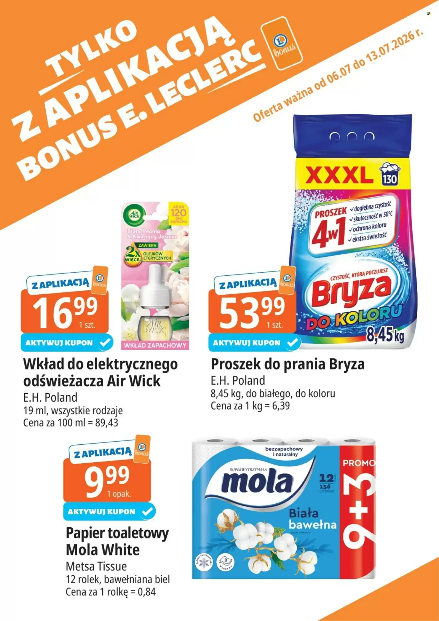 E.Leclerc Gazetka 06.07.2026 - 13.07.2026
