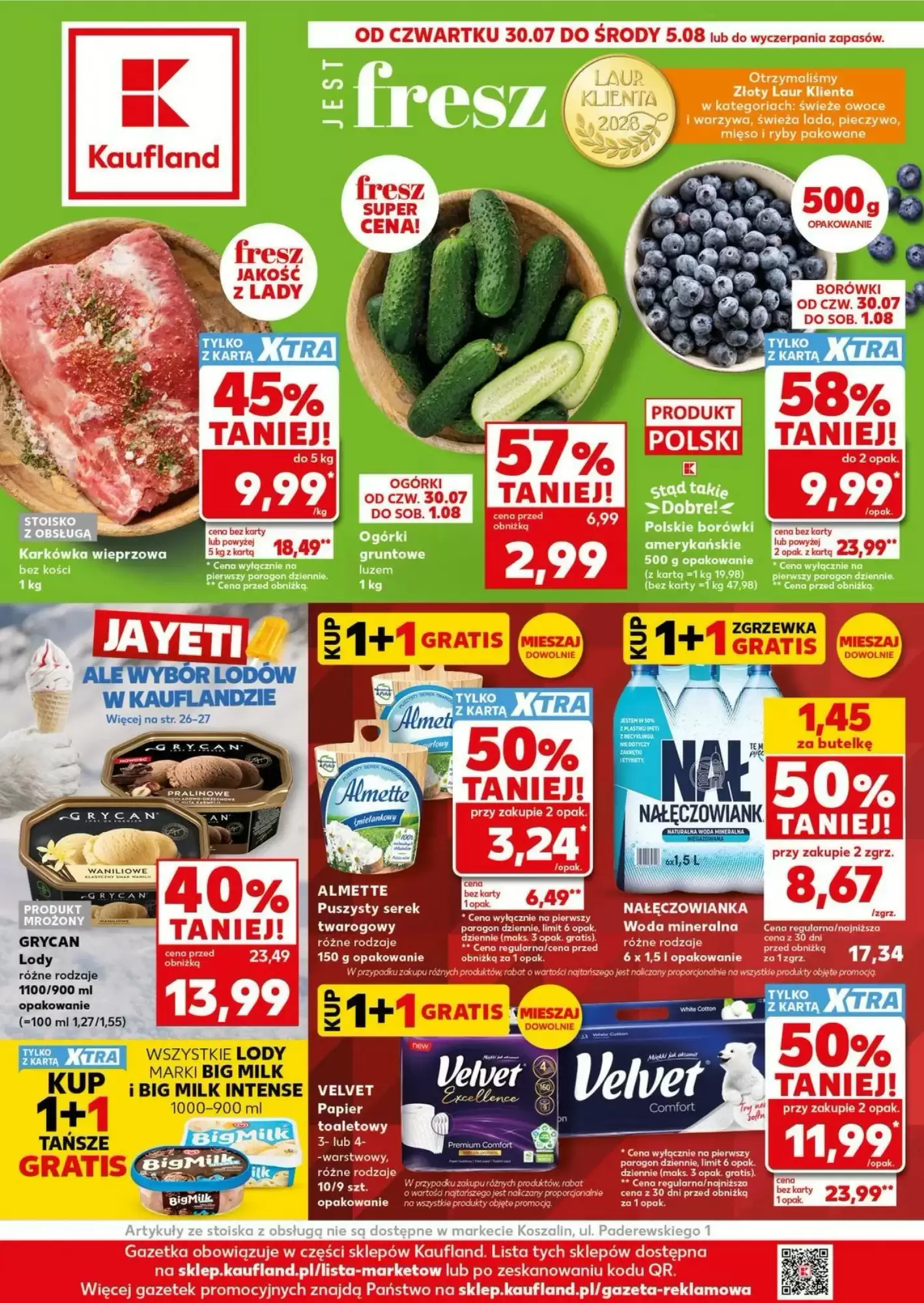 Kaufland Gazetka 30.07.2026 - 05.08.2026