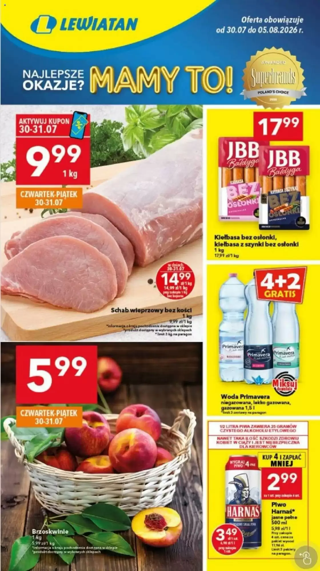 Lewiatan Gazetka 30.07.2026 - 05.08.2026