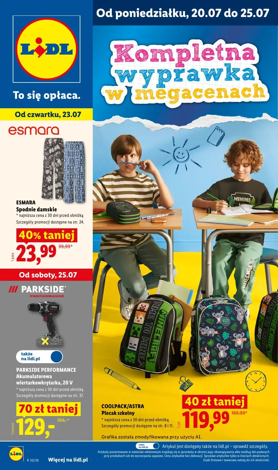 LIDL Gazetka 20.07.2026 - 25.07.2026