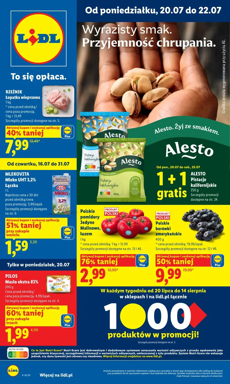 LIDL Gazetka 20.07.2026 - 22.07.2026
