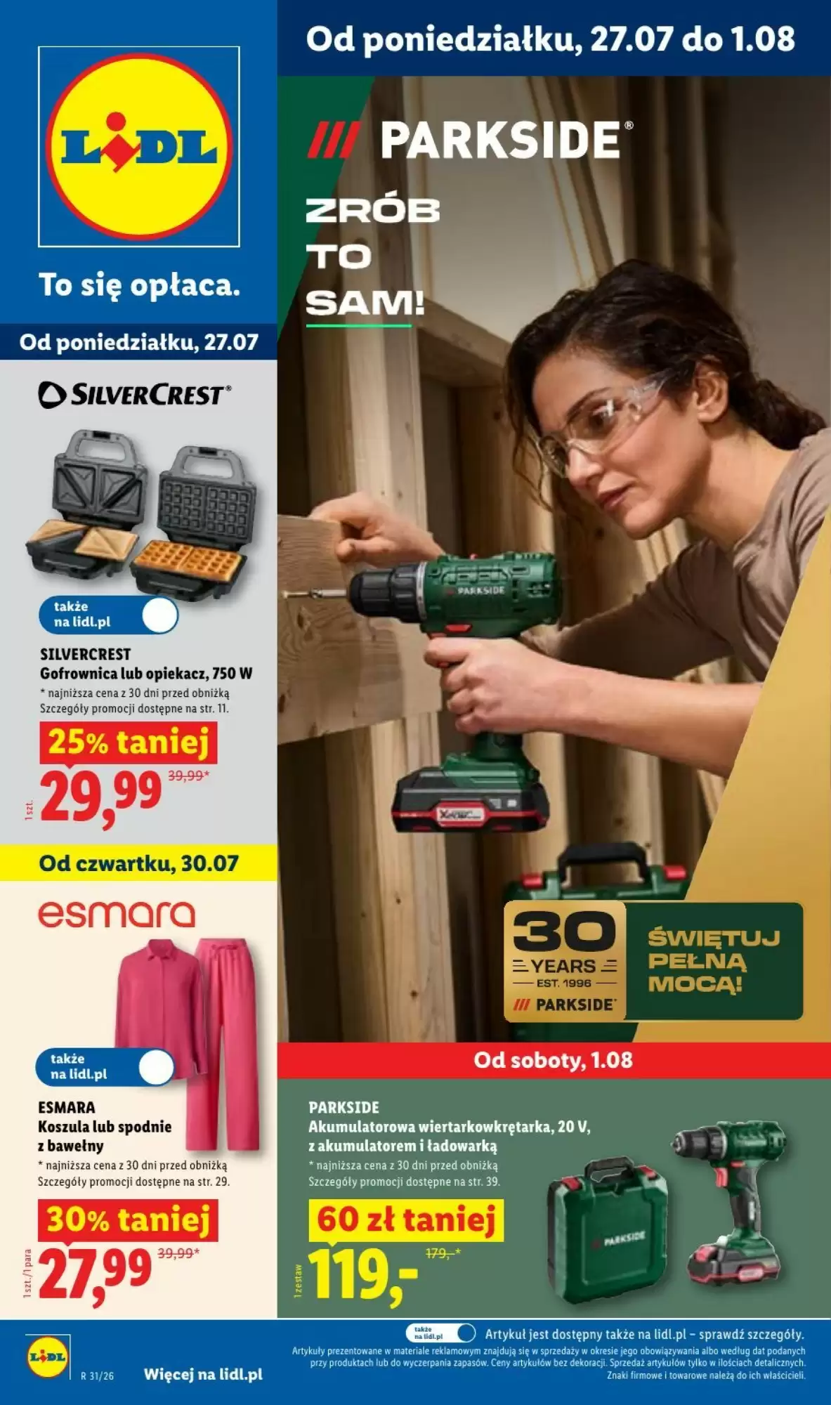 LIDL Gazetka 27.07.2026 - 01.08.2026