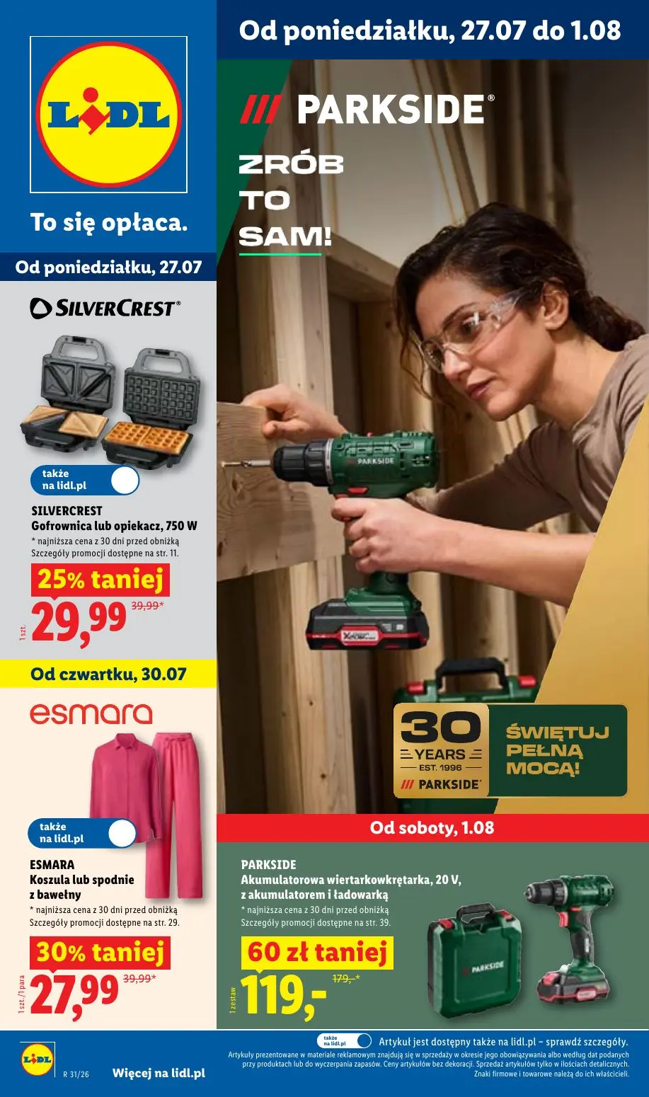 LIDL Gazetka 27.07.2026 - 01.08.2026