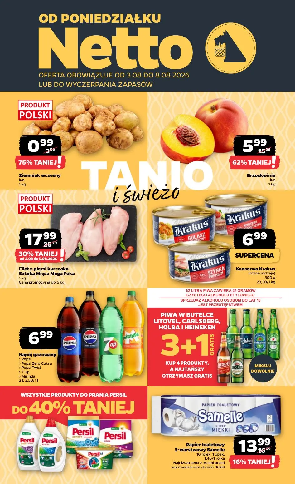 NETTO Gazetka 03.08.2026 - 08.08.2026