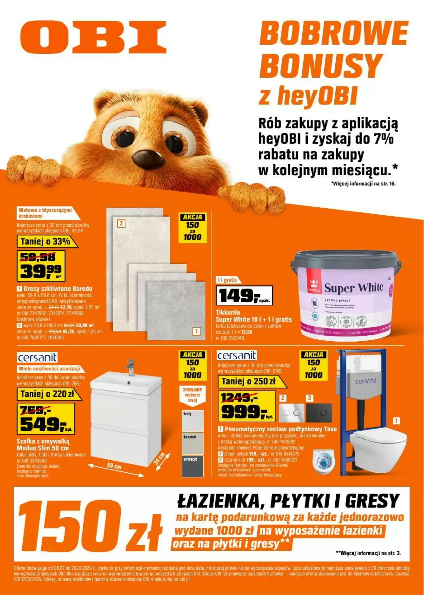 Obi Gazetka 08.07.2026 - 28.07.2026