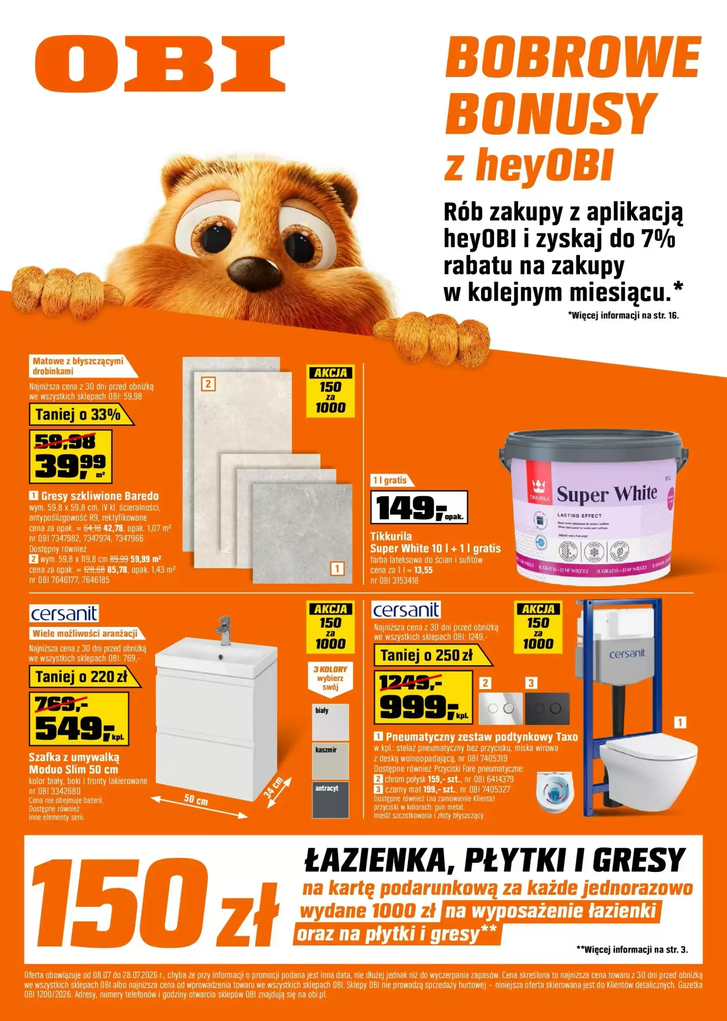 Obi Gazetka 08.07.2026 - 28.07.2026