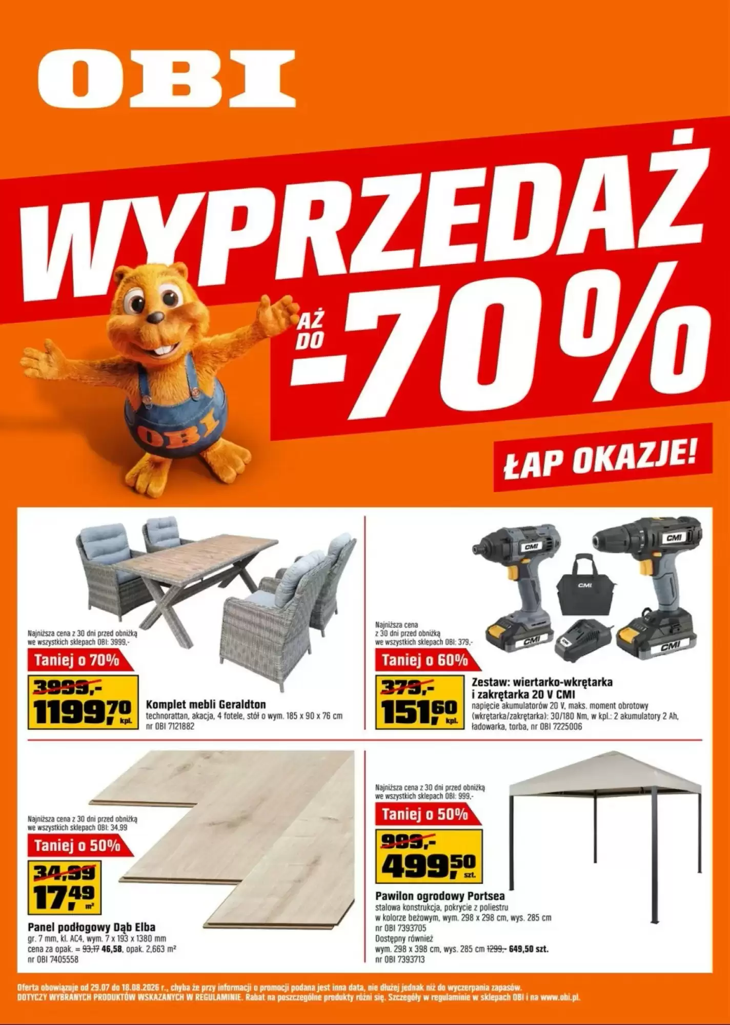 Obi Gazetka 29.07.2026 - 01.09.2026