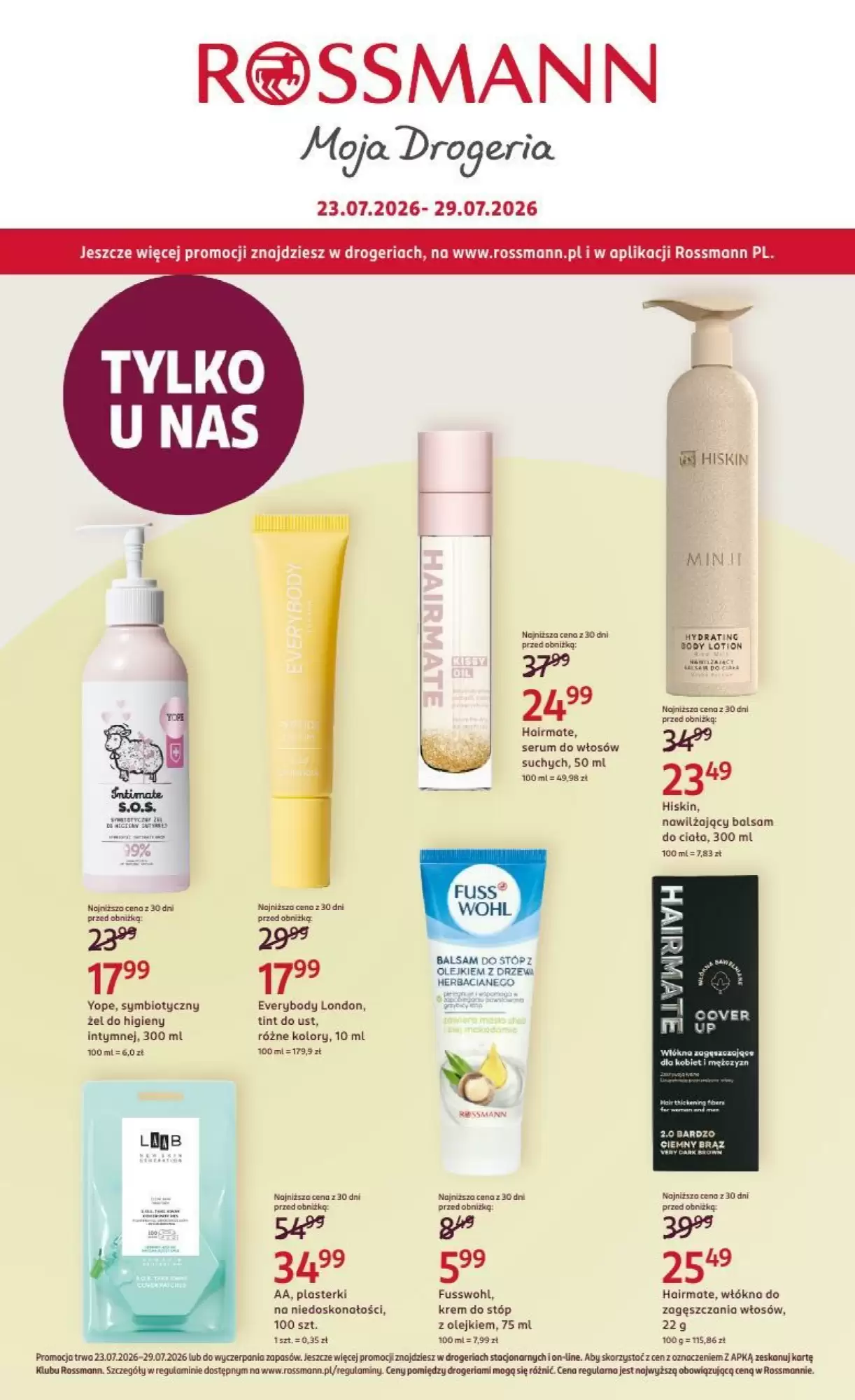 ROSSMANN Gazetka 23.07.2026 - 28.07.2026