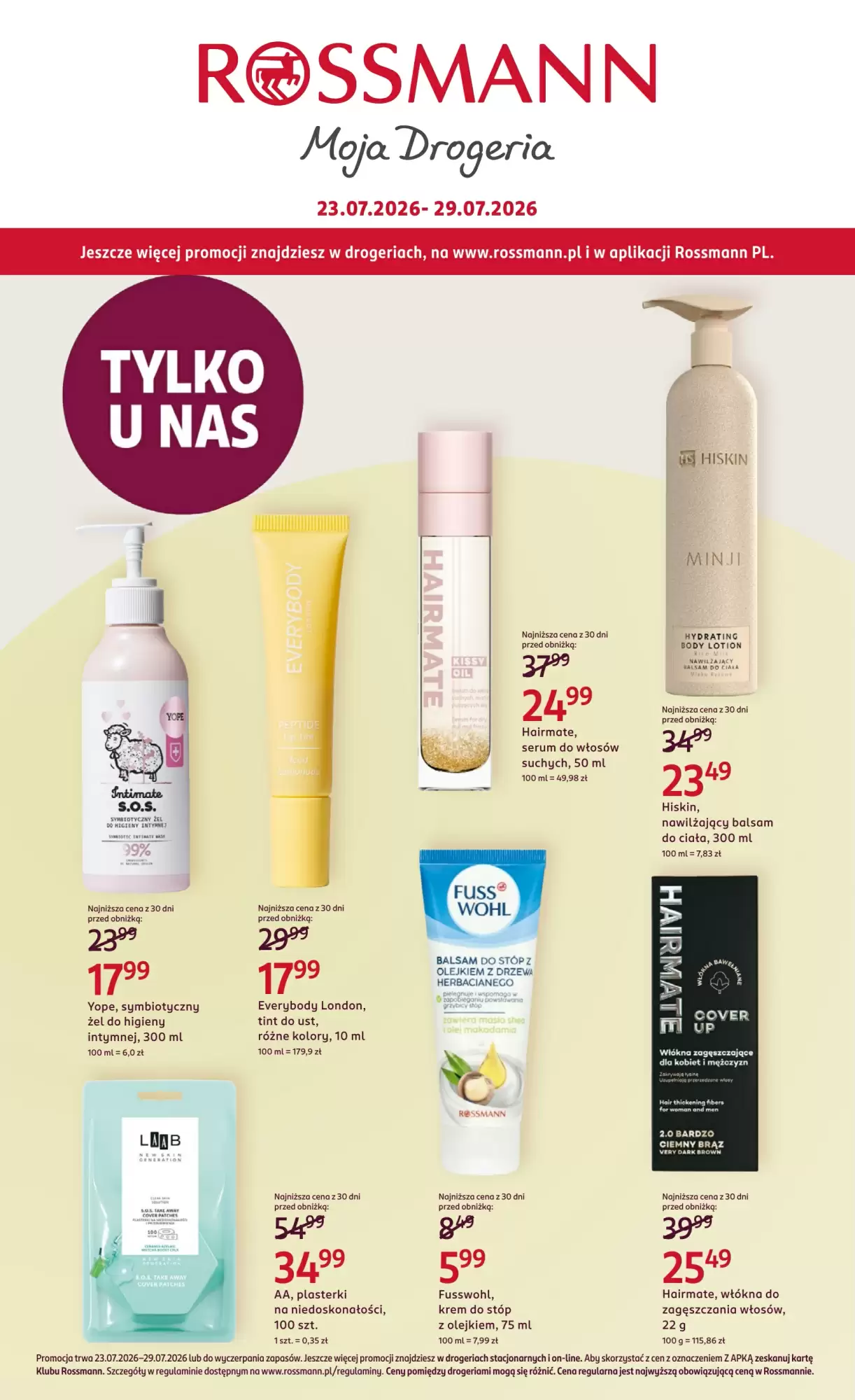 ROSSMANN Gazetka 23.07.2026 - 29.07.2026
