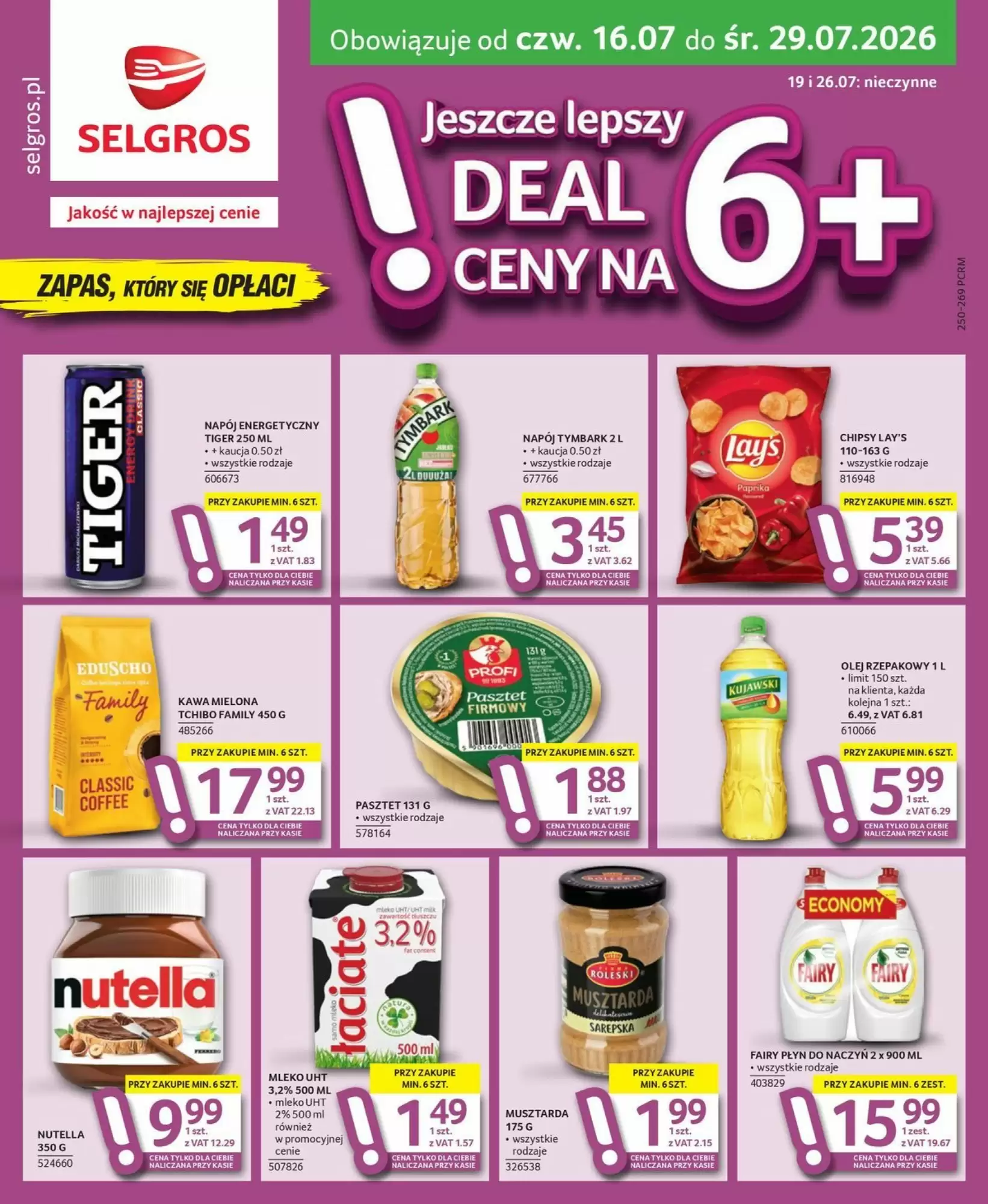Selgros Gazetka 16.07.2026 - 29.07.2026