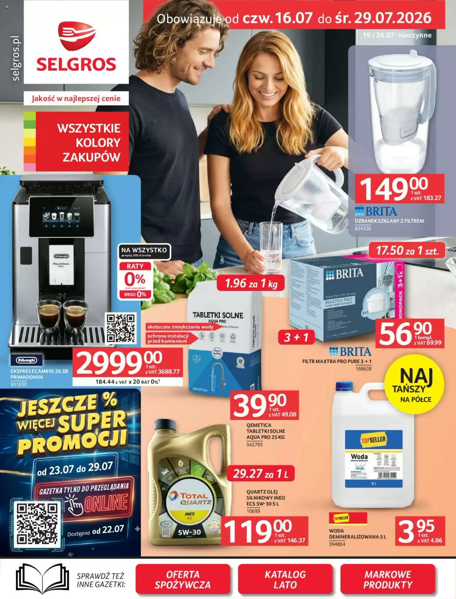 Selgros Gazetka 16.07.2026 - 29.07.2026