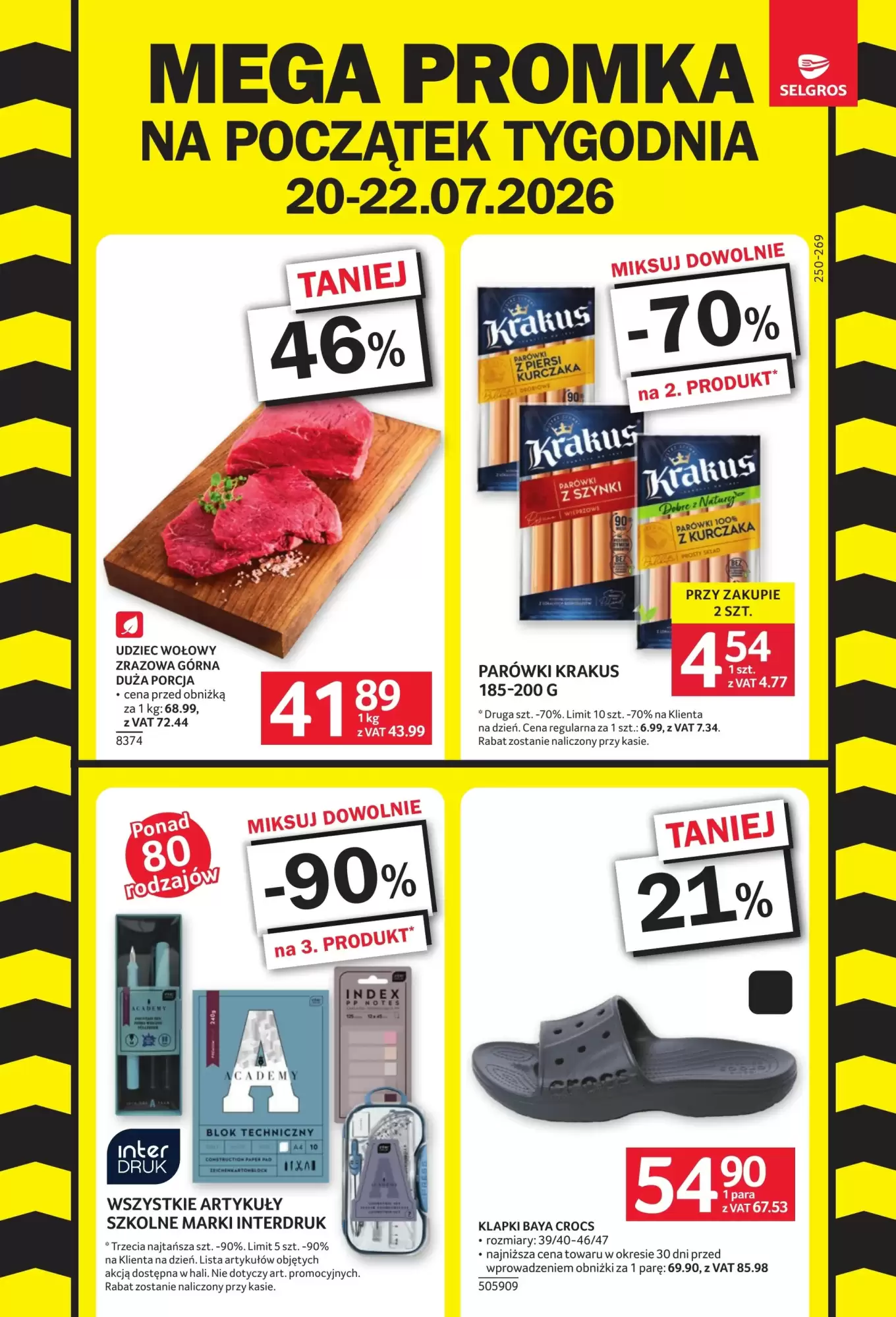 Selgros Gazetka 20.07.2026 - 22.07.2026