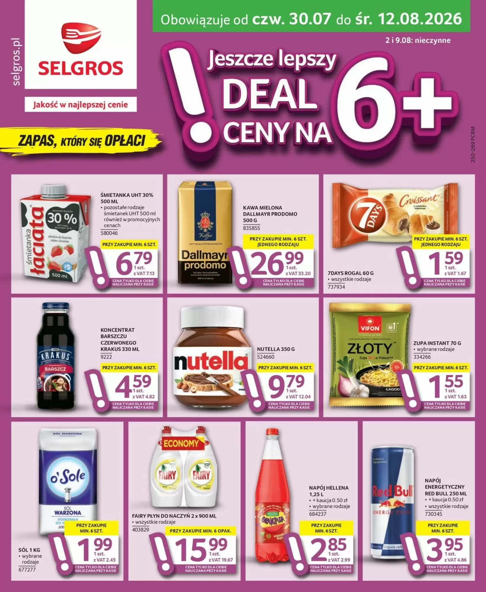 Selgros Gazetka 30.07.2026 - 12.08.2026