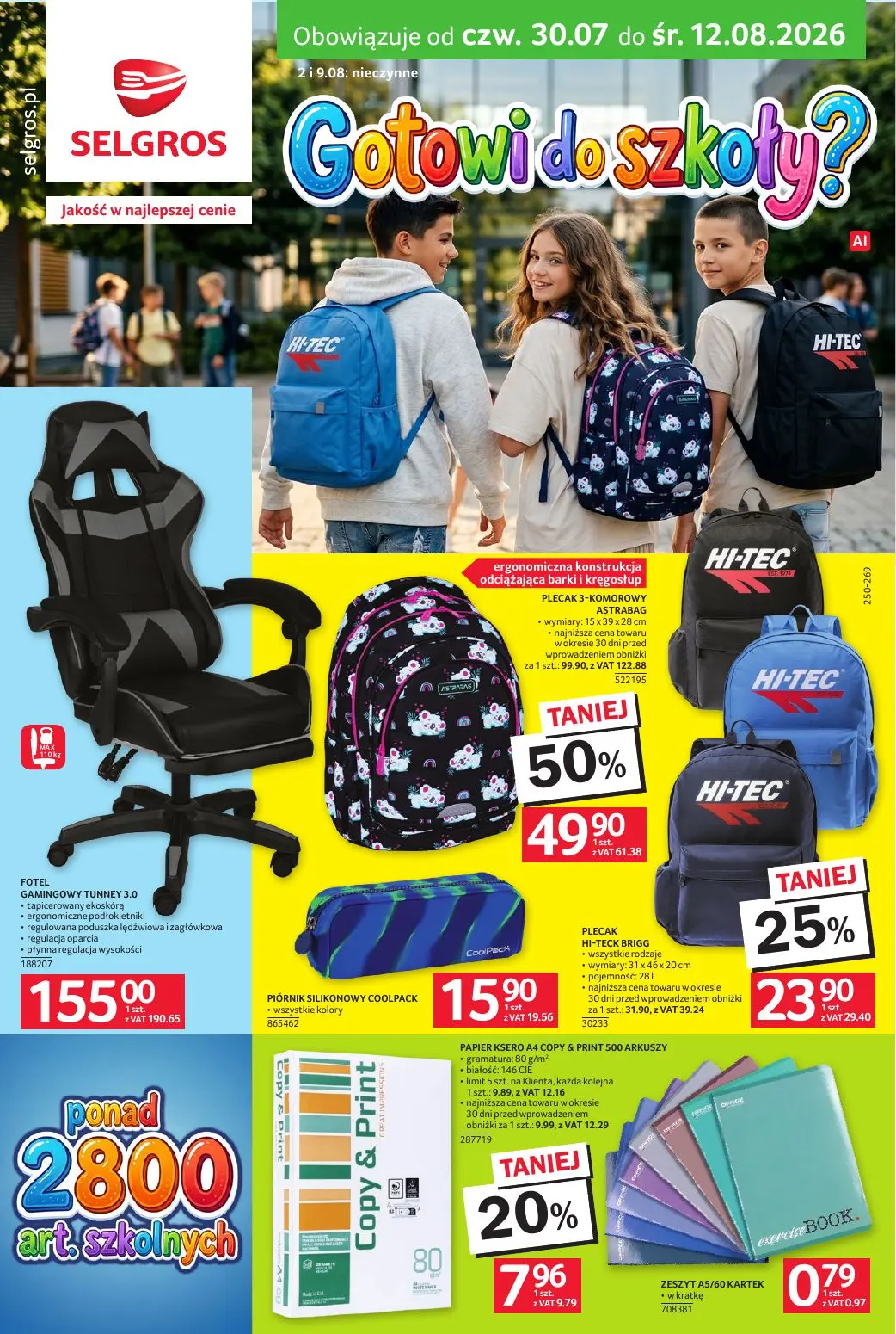 Selgros Gazetka 30.07.2026 - 12.08.2026