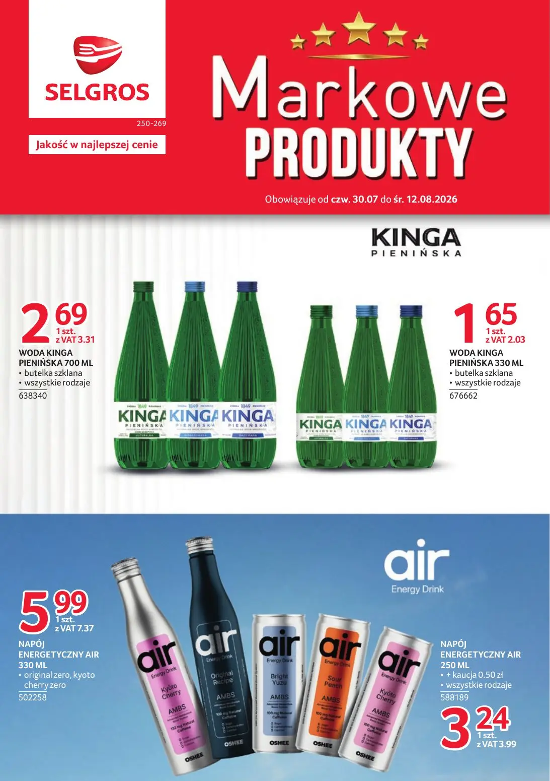 Selgros Gazetka 30.07.2026 - 12.08.2026