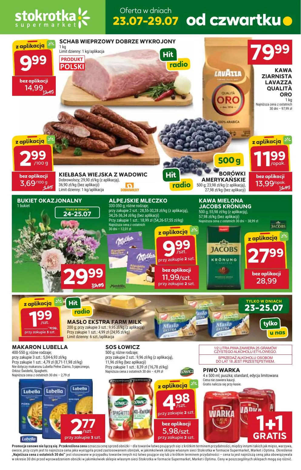 Stokrotka Supermarket Gazetka 23.07.2026 - 29.07.2026
