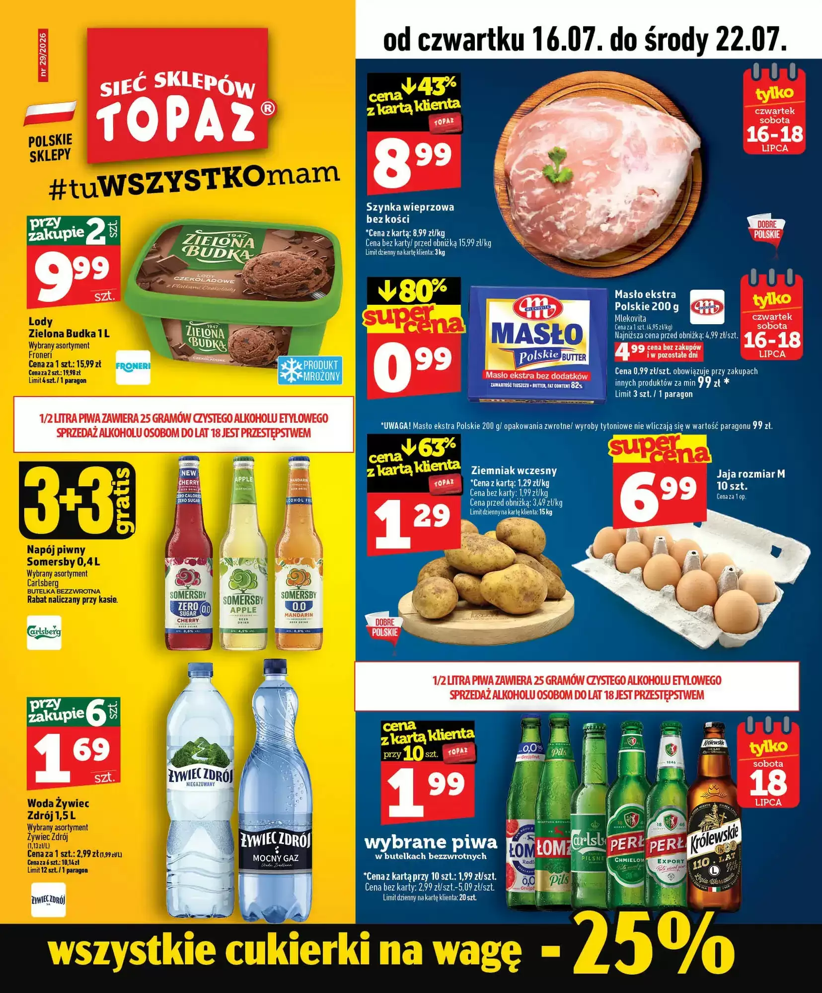 Topaz Gazetka 16.07.2026 - 22.07.2026