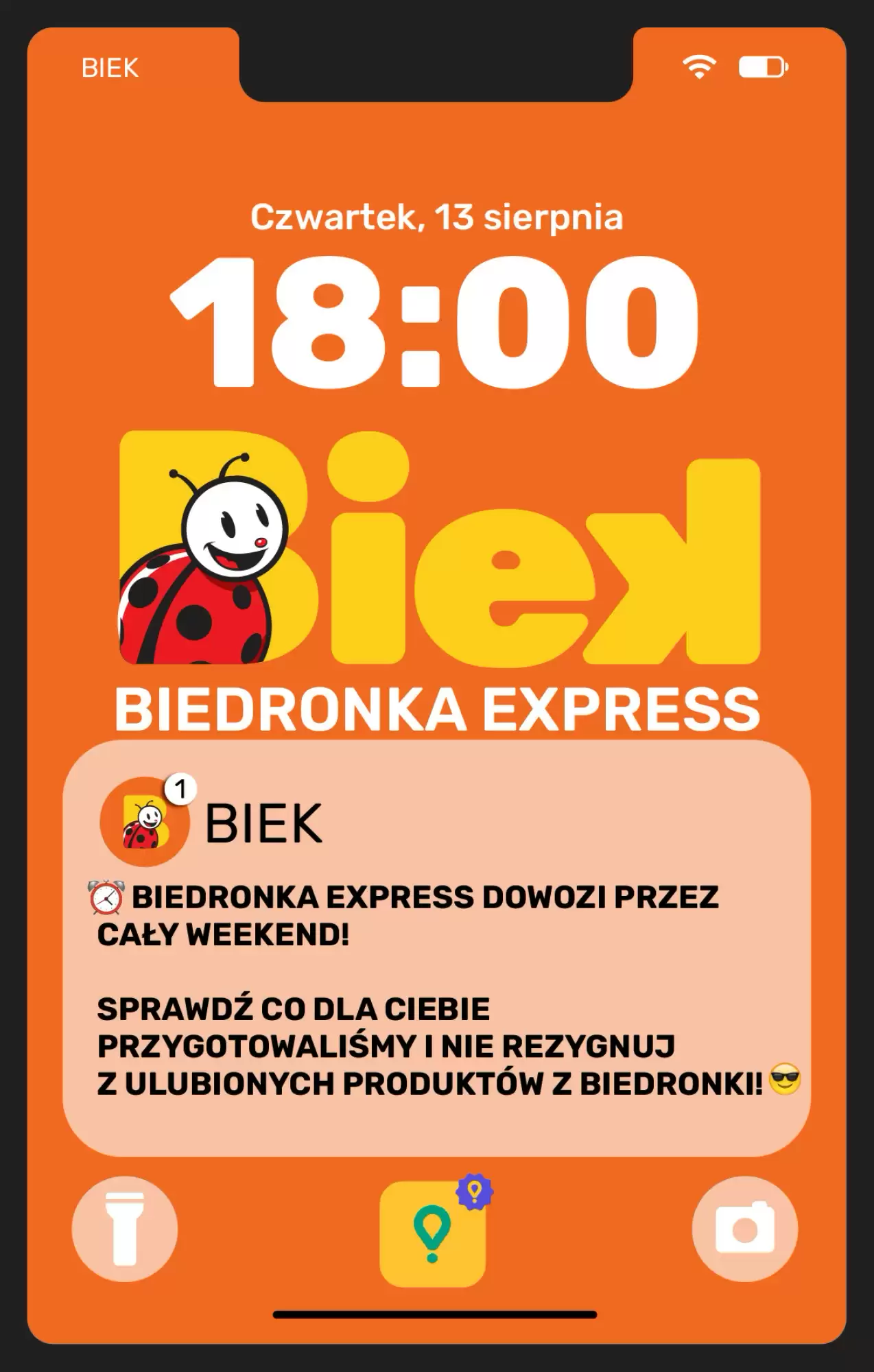 Biedronka Gazetka 13.08.2026 - 16.08.2026