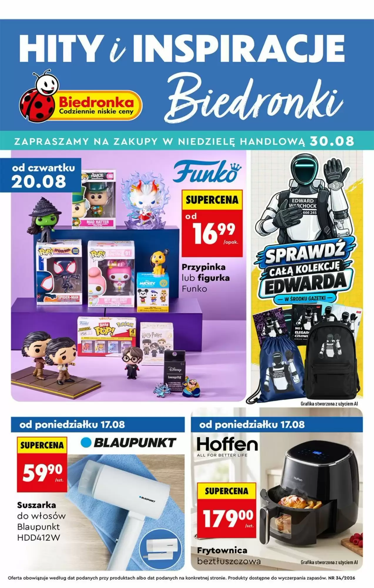 Biedronka Gazetka 17.08.2026 - 30.08.2026