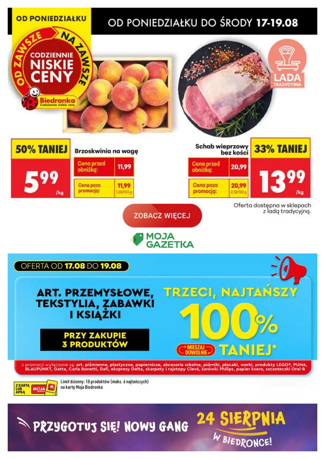 Biedronka Gazetka 17.08.2026 - 19.08.2026