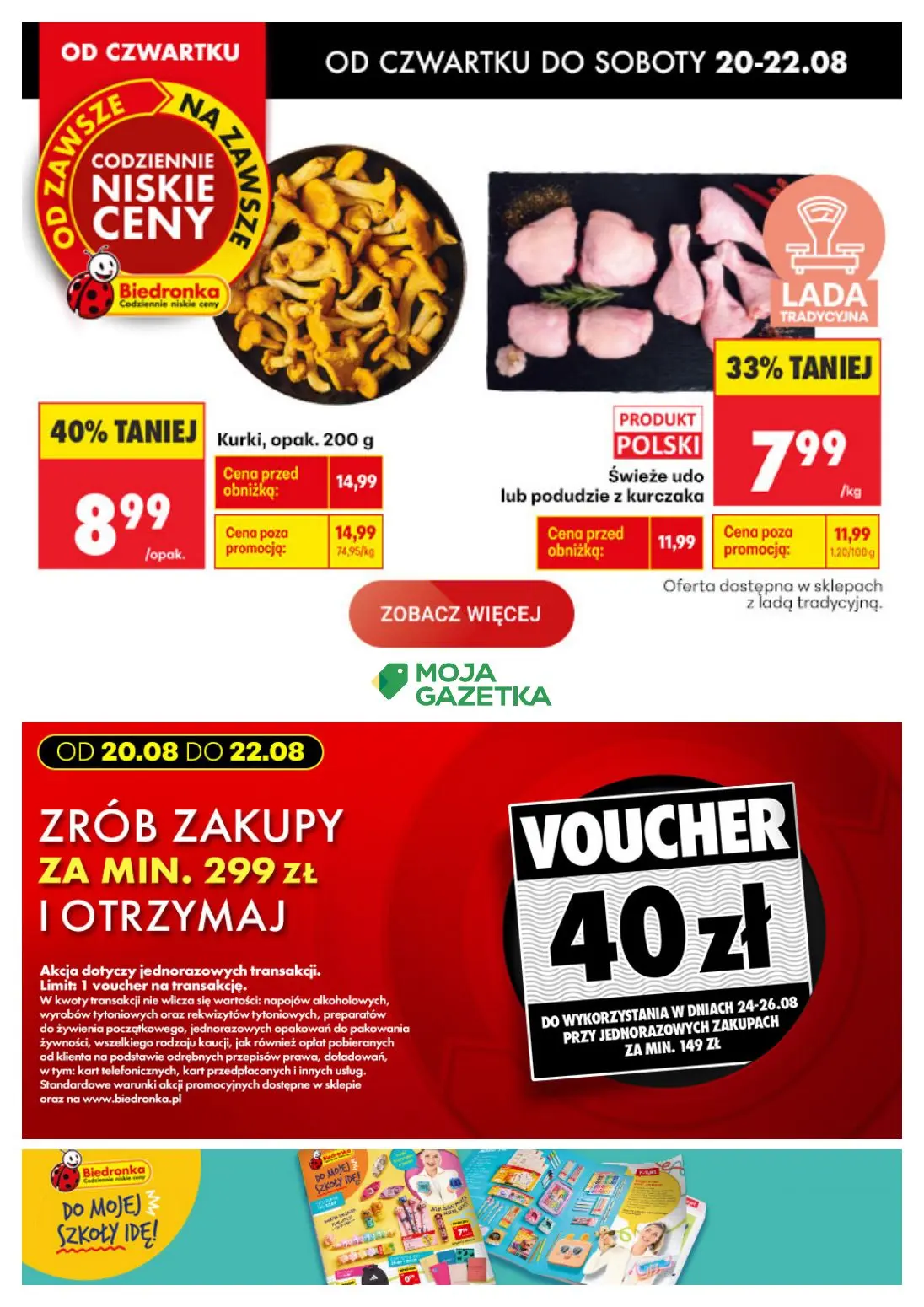 Biedronka Gazetka 20.08.2026 - 22.08.2026