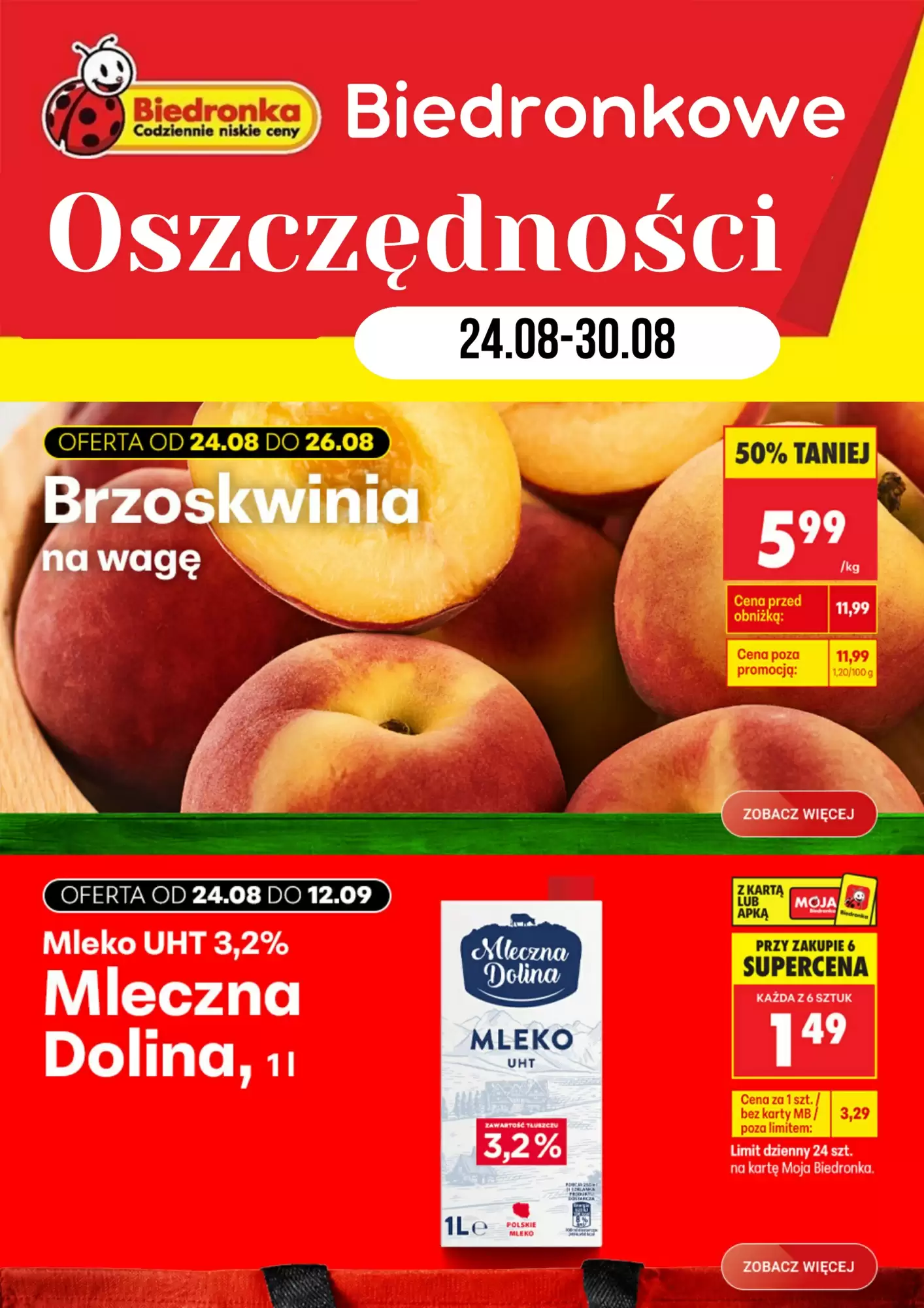 Biedronka Gazetka 24.08.2026 - 29.08.2026