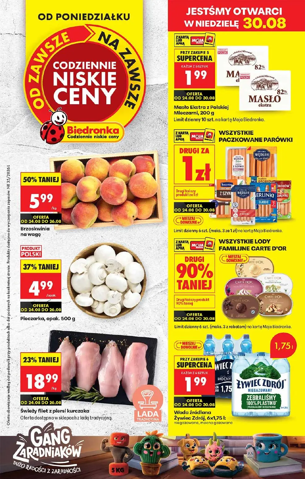 Biedronka Gazetka 24.08.2026 - 29.08.2026