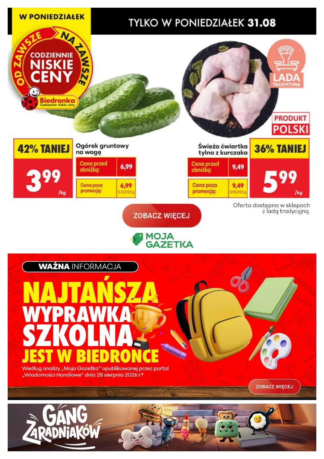 Biedronka Gazetka 31.08.2026 - 01.09.2026