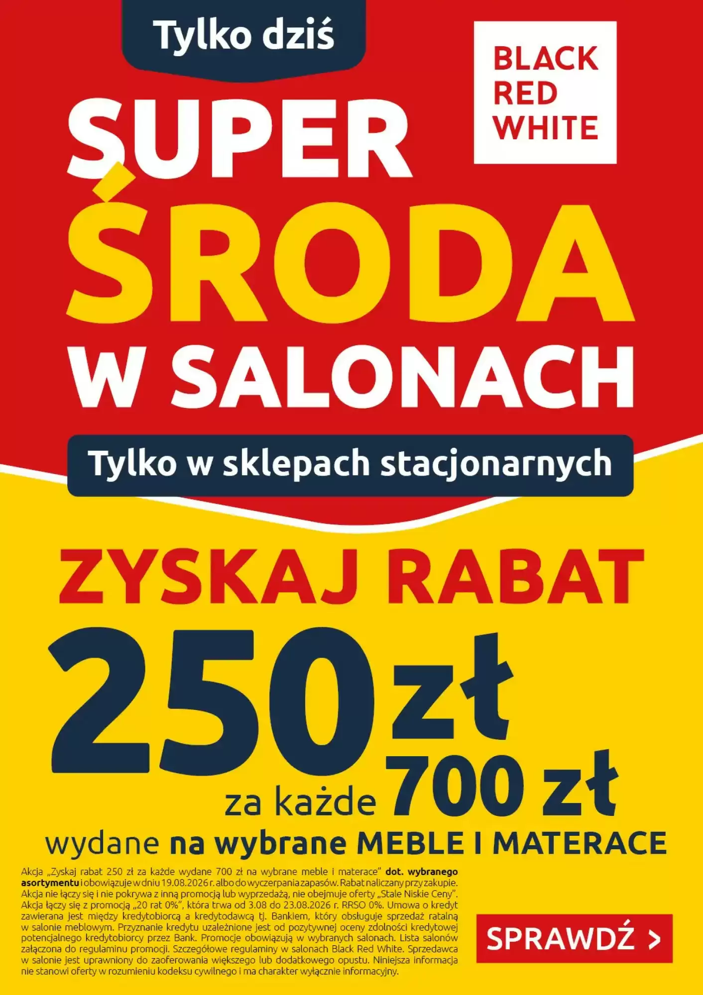 Black Red White Gazetka 18.08.2026 - 19.08.2026