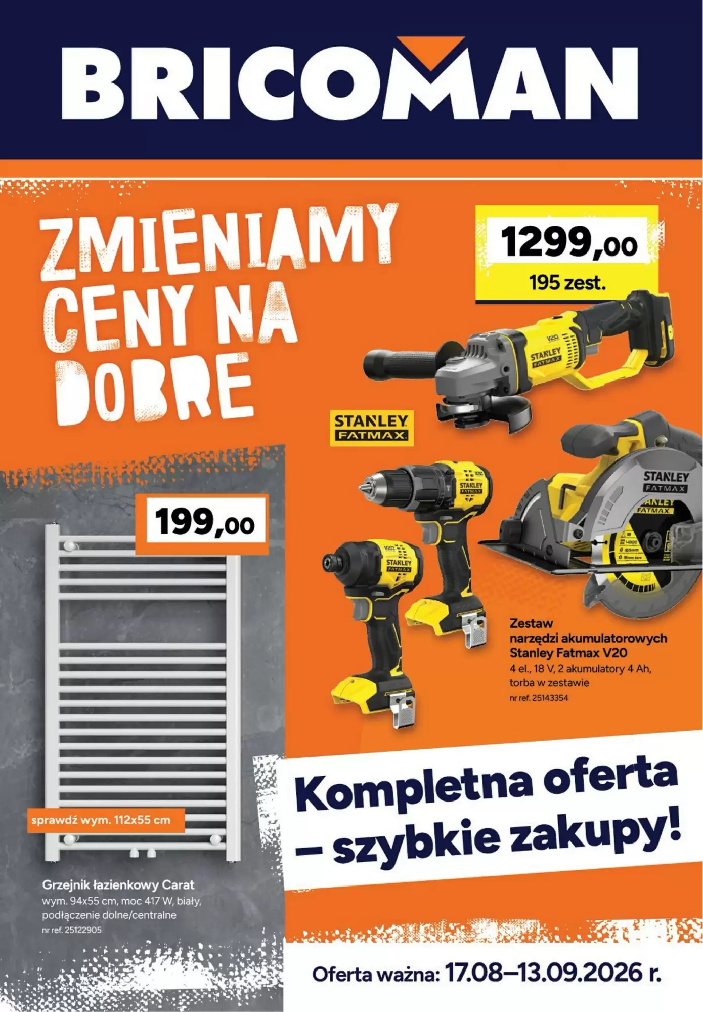 Bricoman Gazetka 17.08.2026 - 13.09.2026