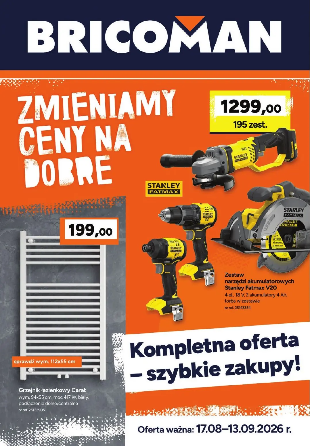 Bricoman Gazetka 17.08.2026 - 13.09.2026