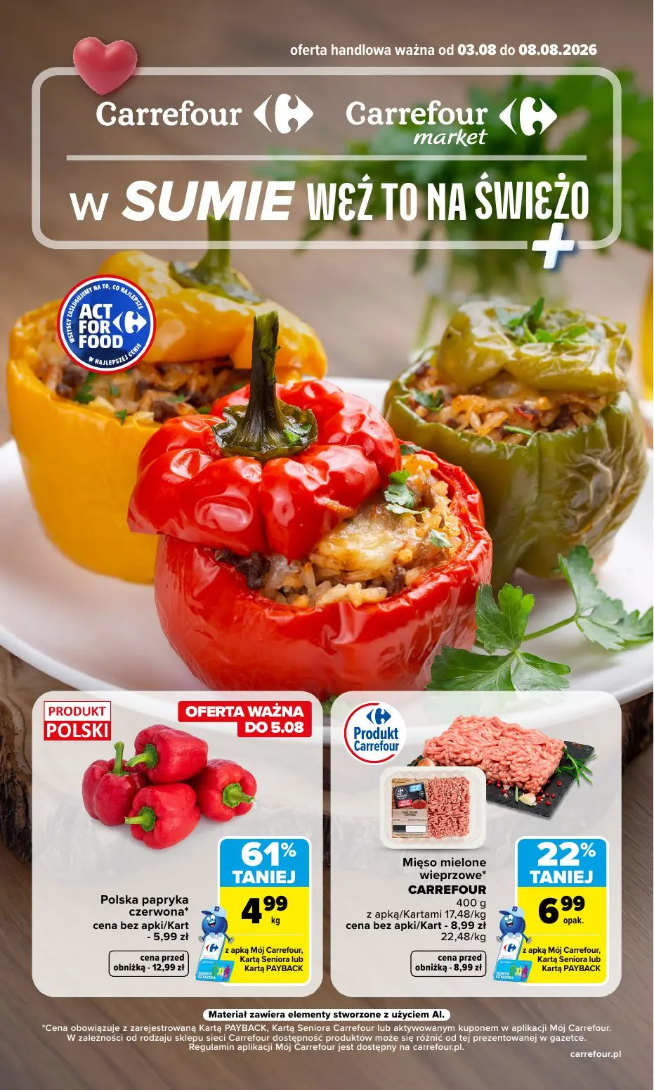 Carrefour Gazetka 03.08.2026 - 08.08.2026