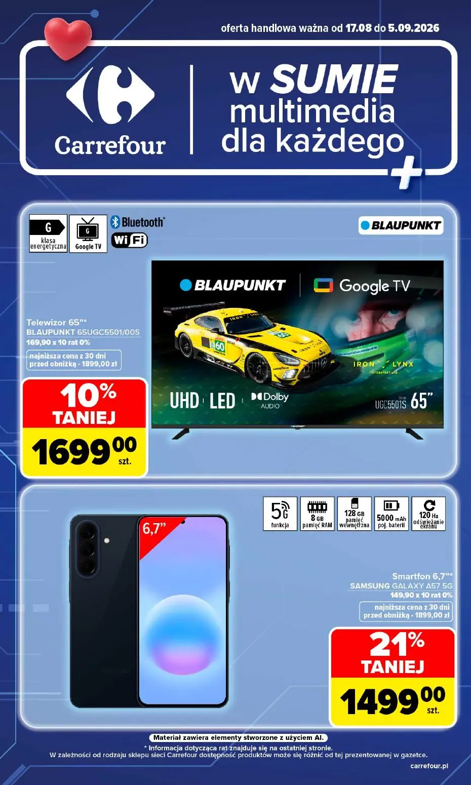 Carrefour Gazetka 17.08.2026 - 05.09.2026