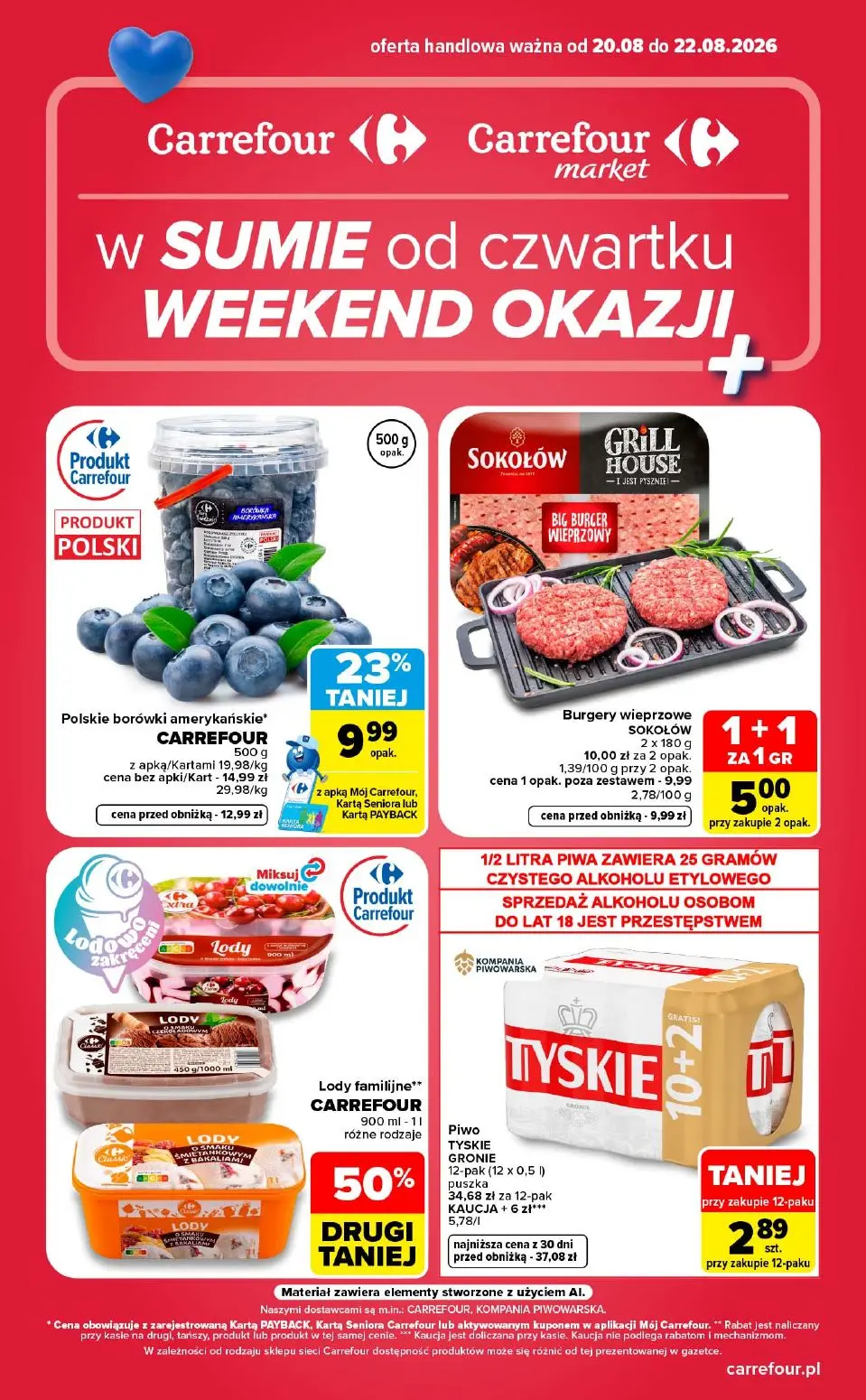 Carrefour Gazetka 20.08.2026 - 22.08.2026