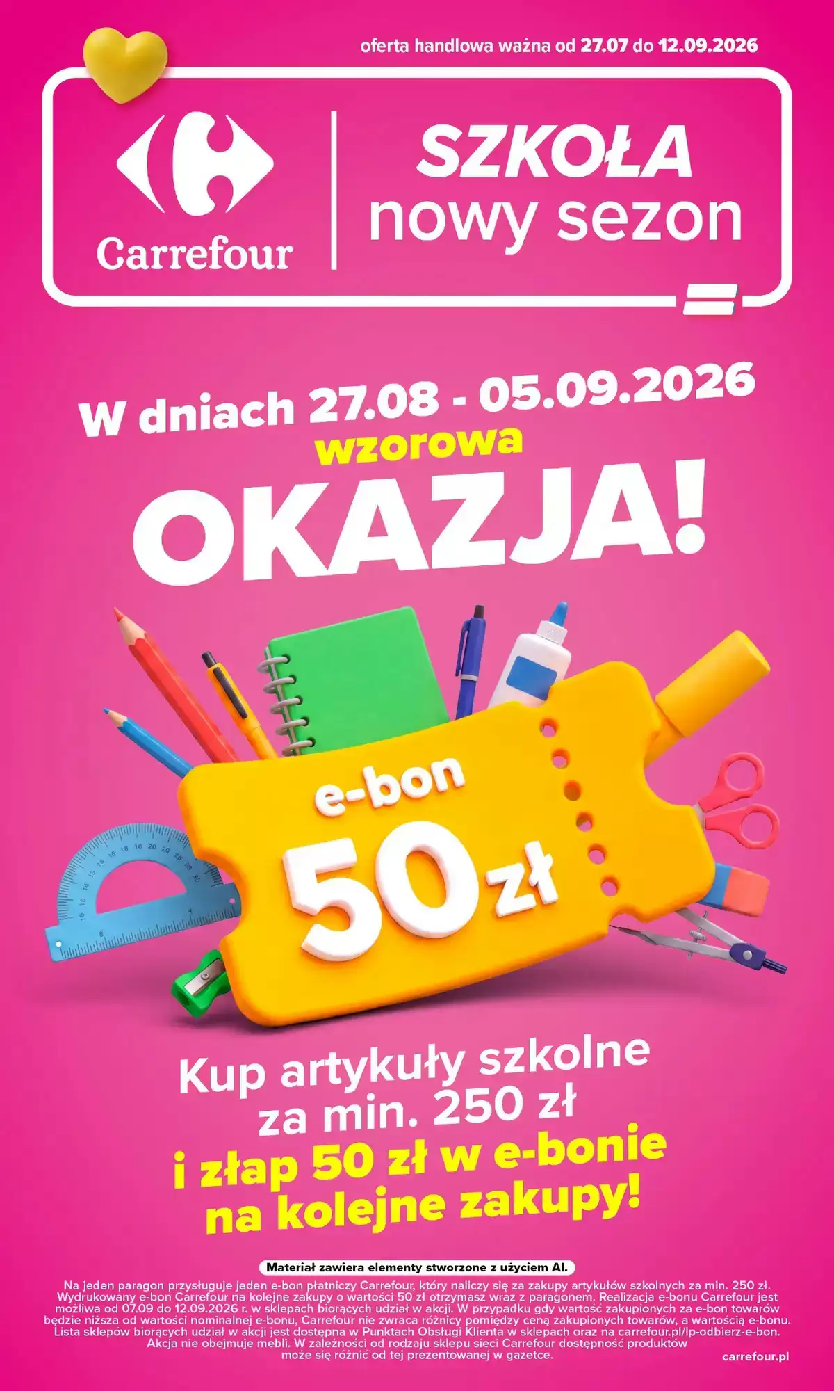 Carrefour Gazetka 27.08.2026 - 12.09.2026