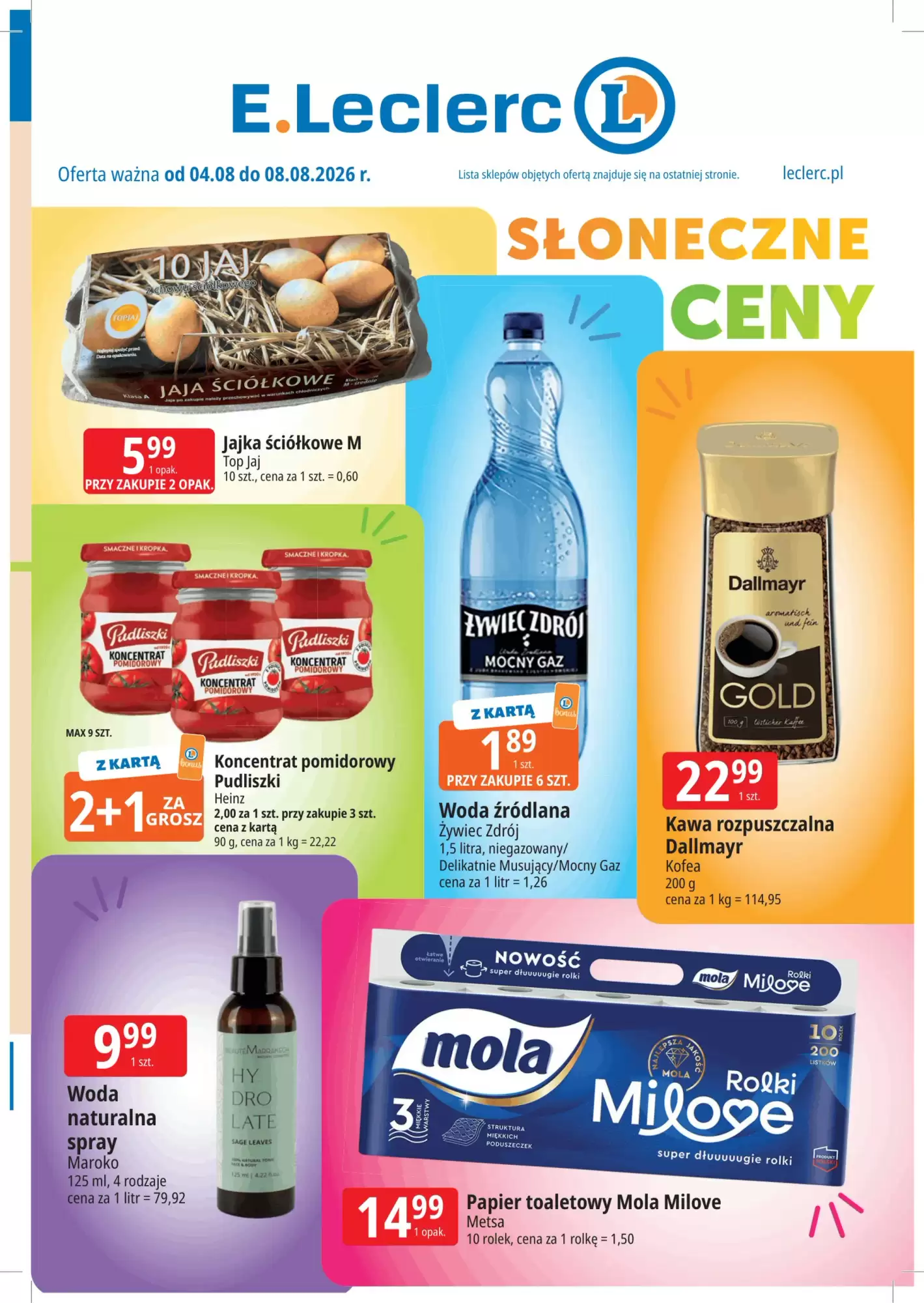 E.Leclerc Gazetka 04.08.2026 - 08.08.2026