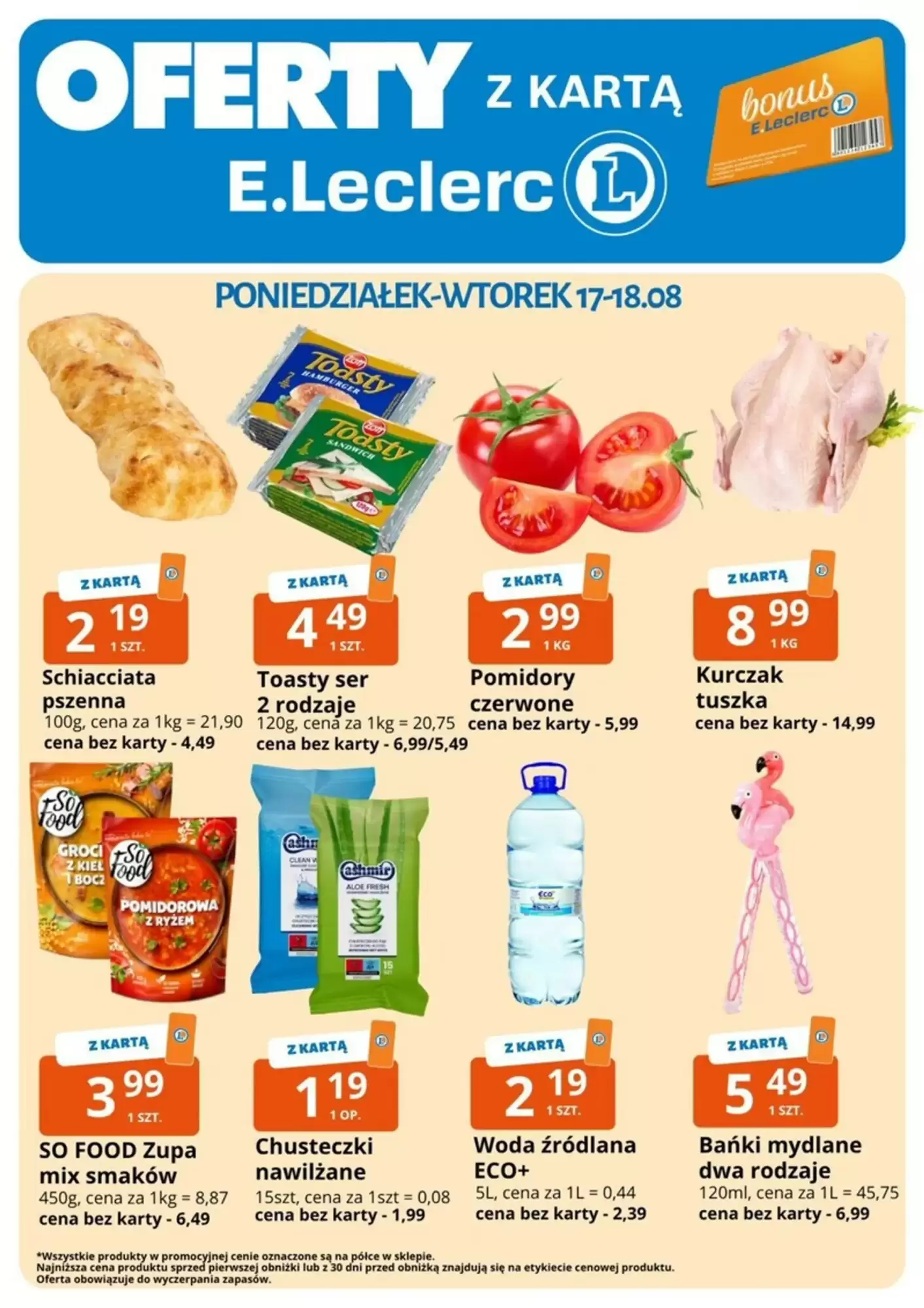 E.Leclerc Gazetka 17.08.2026 - 22.08.2026