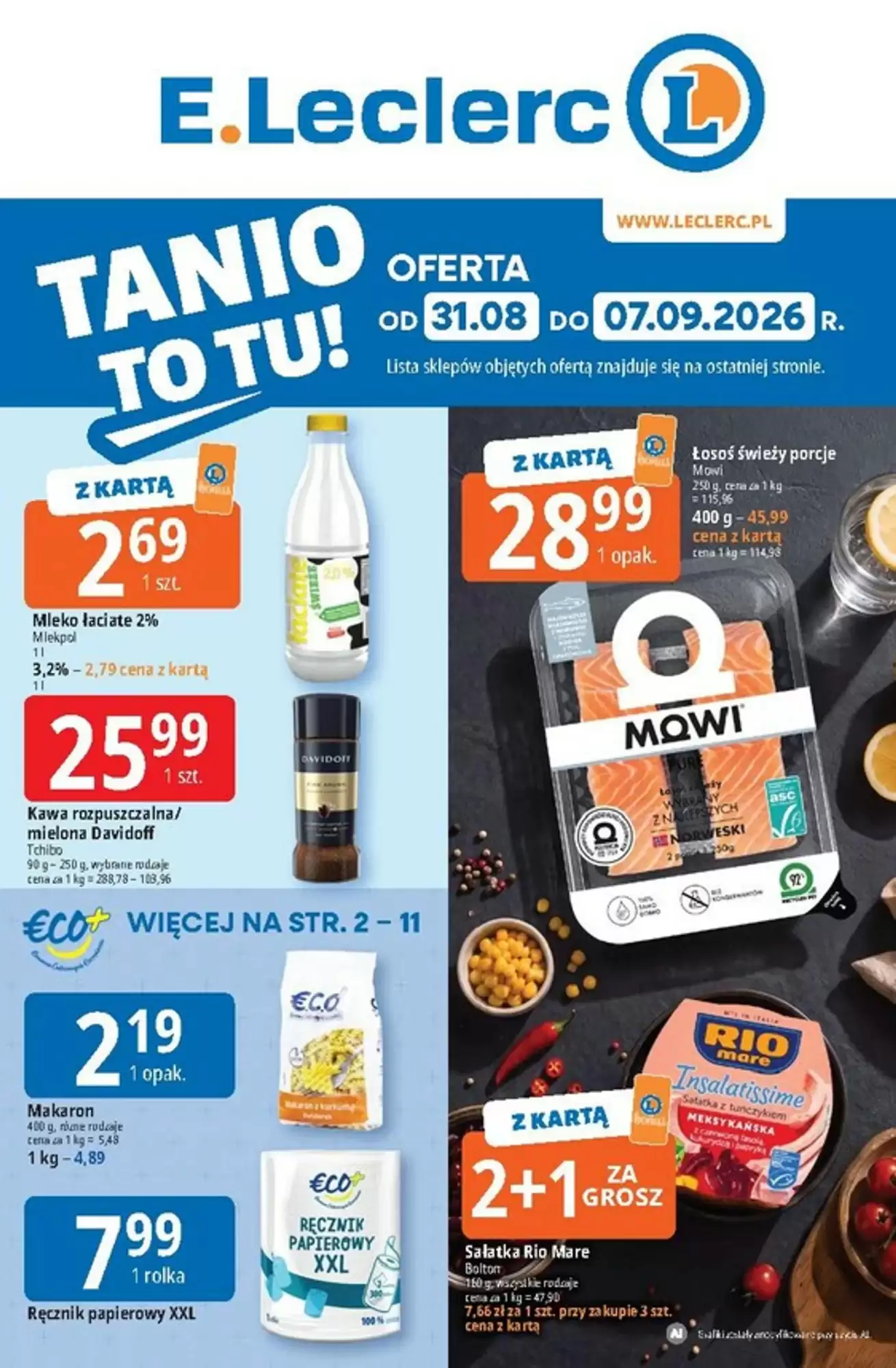 E.Leclerc Gazetka 31.08.2026 - 07.09.2026