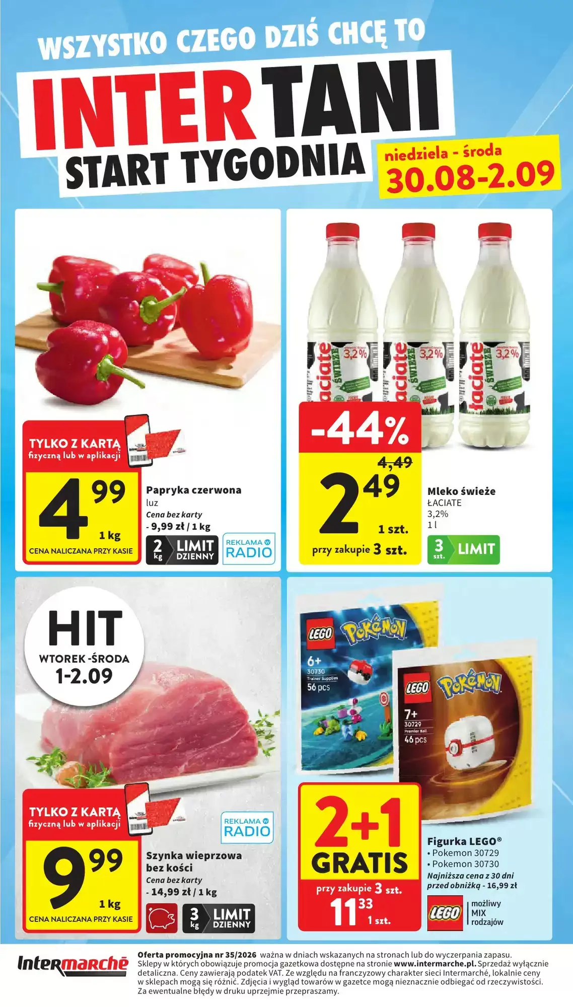 Intermarche Gazetka 30.08.2026 - 02.09.2026