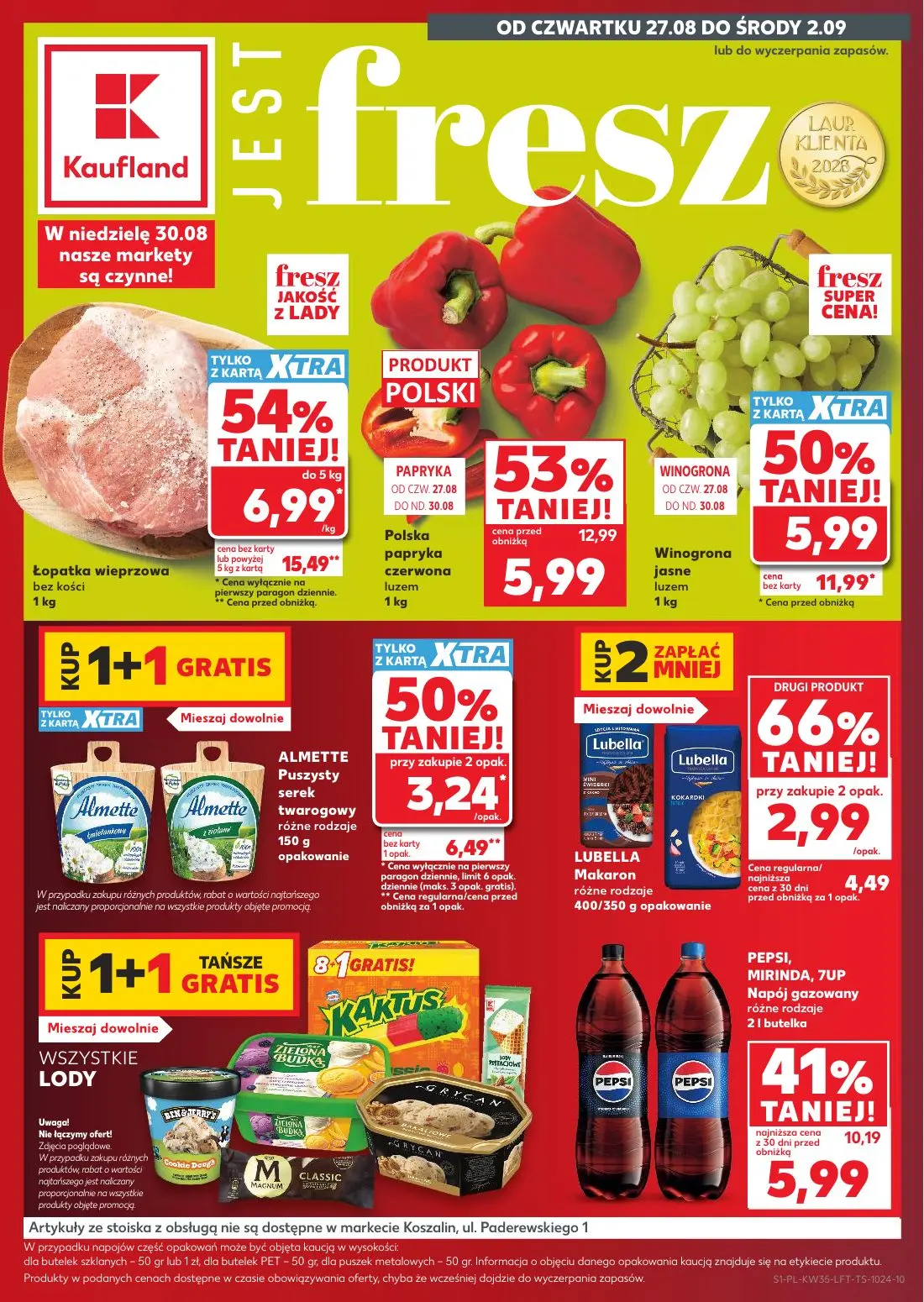 Kaufland Gazetka 27.08.2026 - 02.10.2026