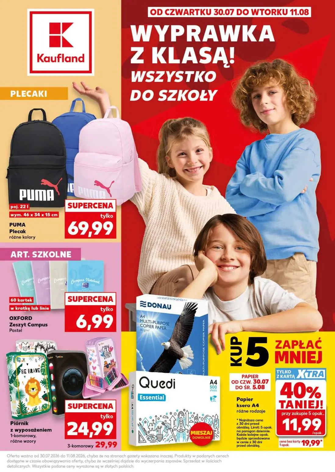 Kaufland Gazetka 30.07.2026 - 11.08.2026