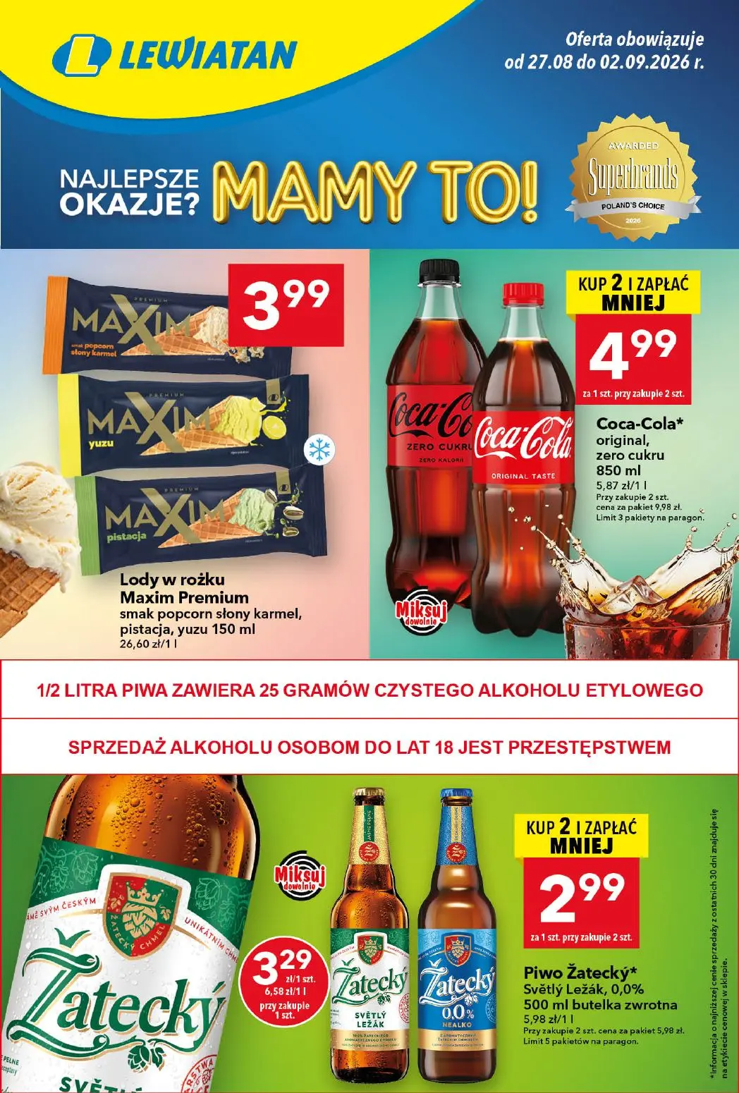Lewiatan Gazetka 27.08.2026 - 02.10.2026
