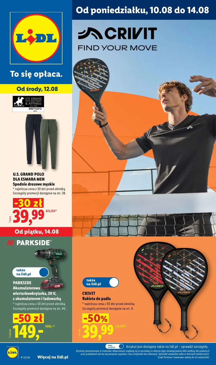 LIDL Gazetka 10.08.2026 - 15.08.2026