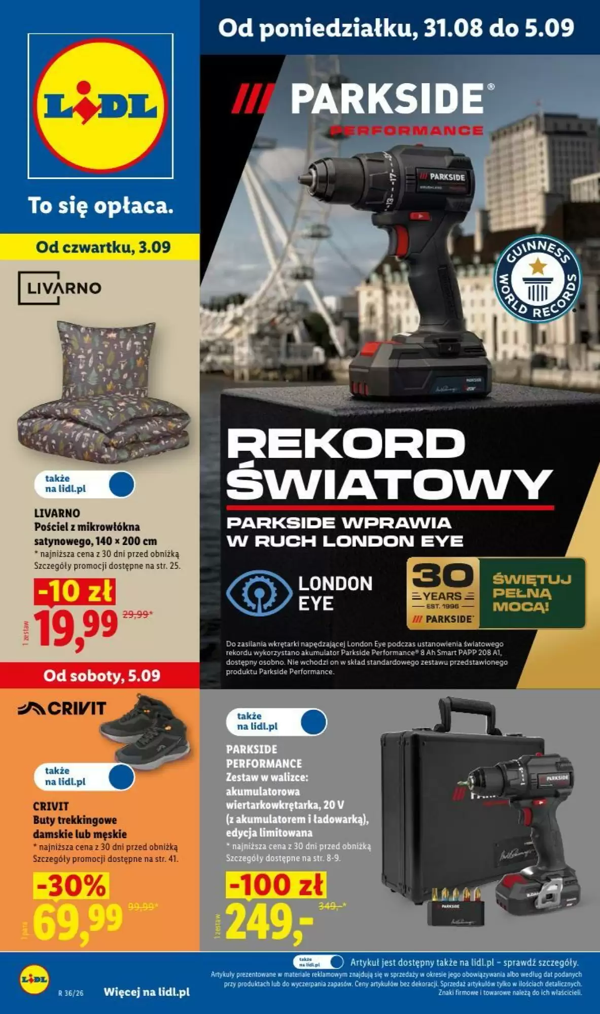 LIDL Gazetka 31.08.2026 - 05.09.2026