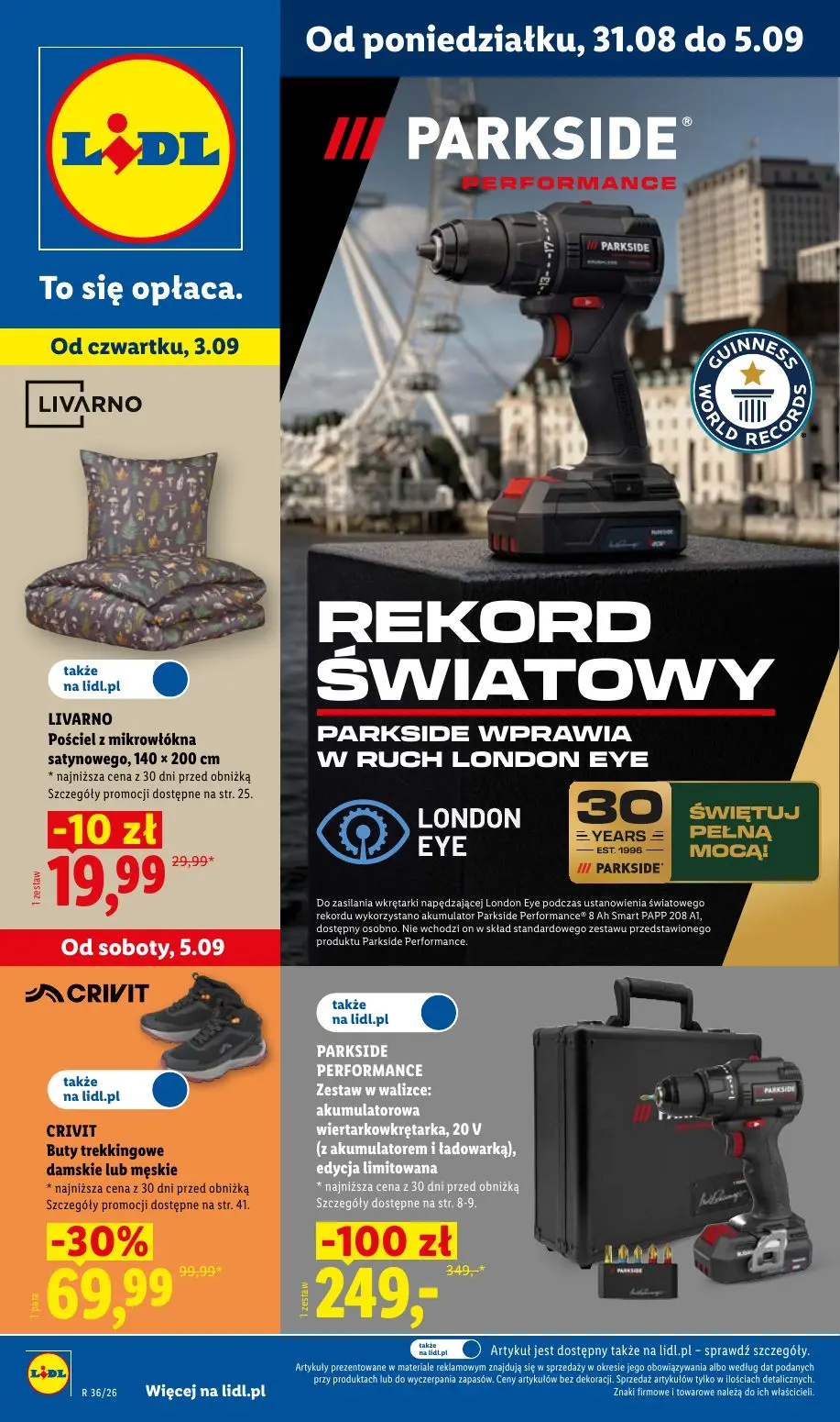 LIDL Gazetka 31.08.2026 - 05.09.2026